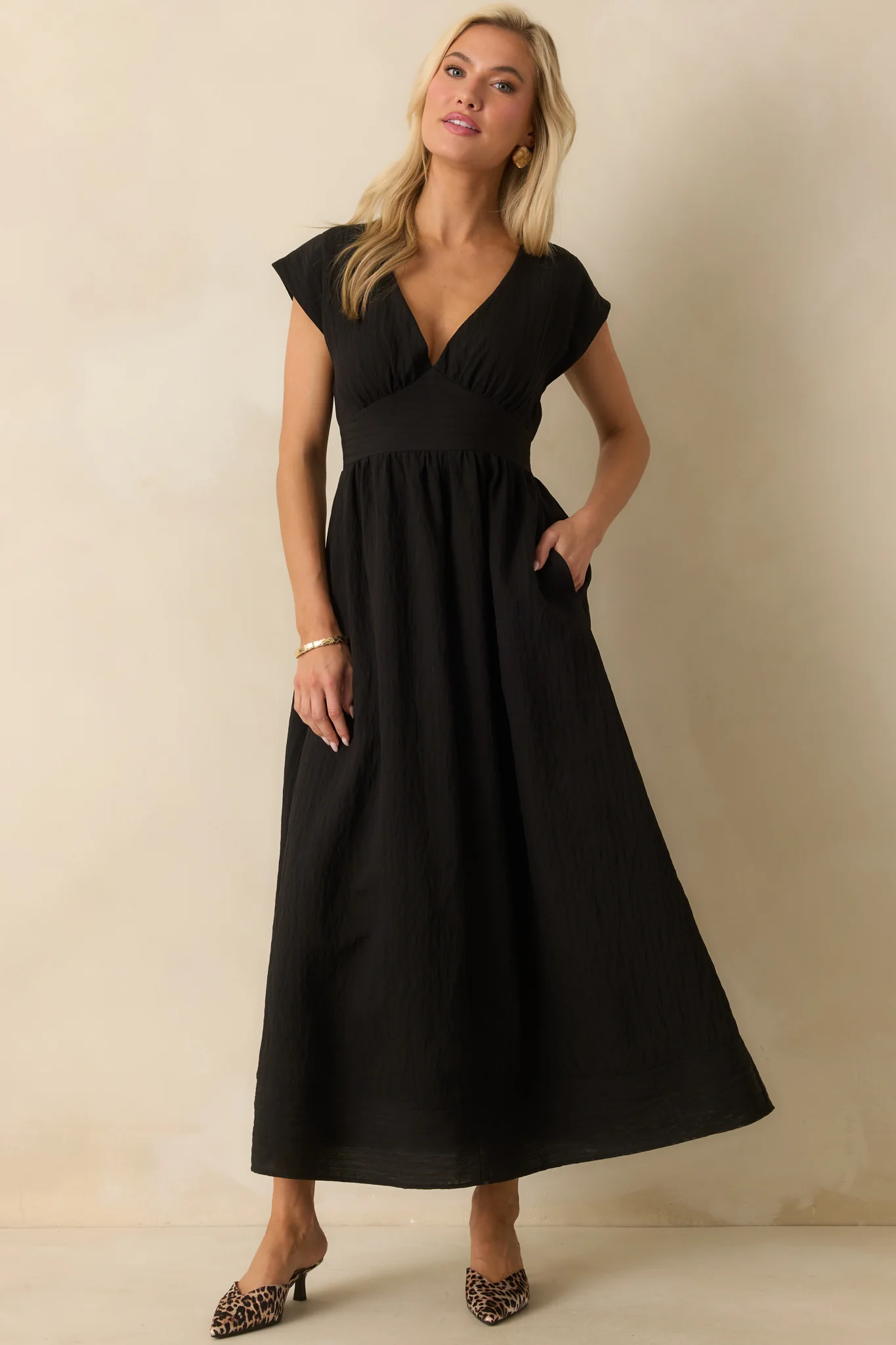 Staple The Label Black Marlow Midi Dress