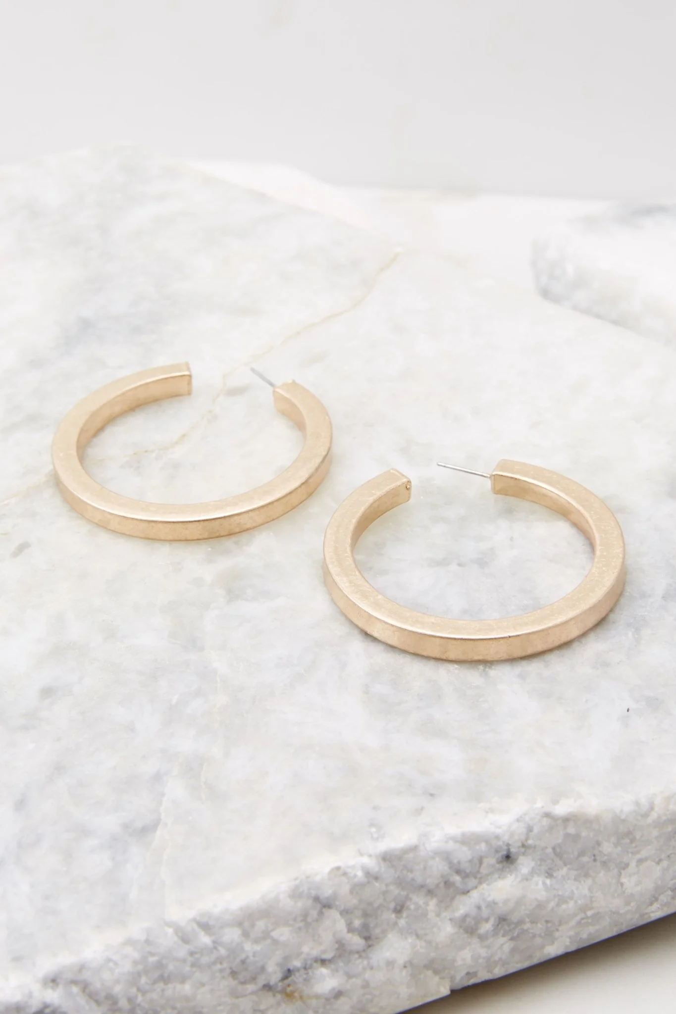 Powerful Allies Gold Hoop Earrings
