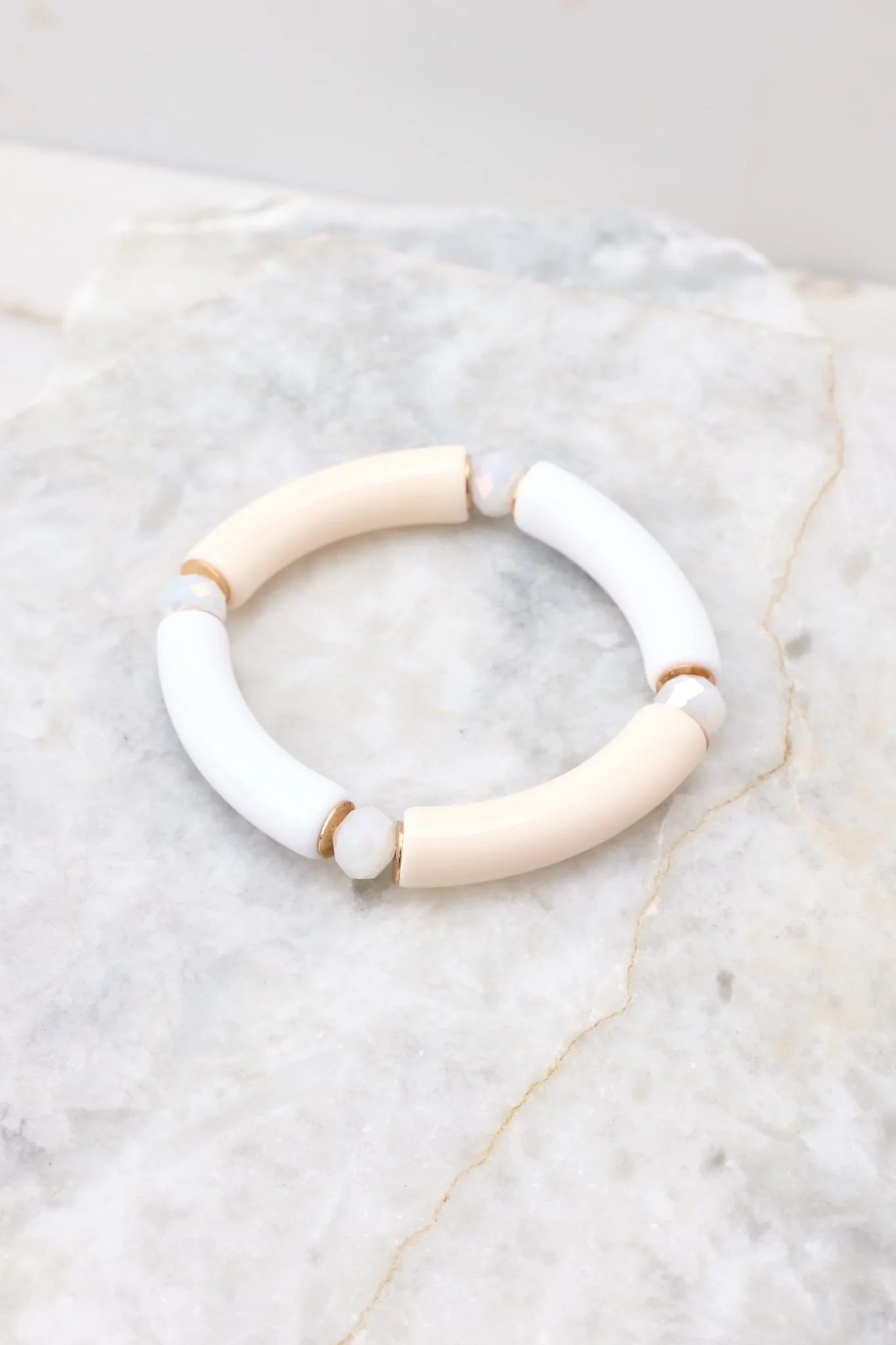 A New Start White Bracelet