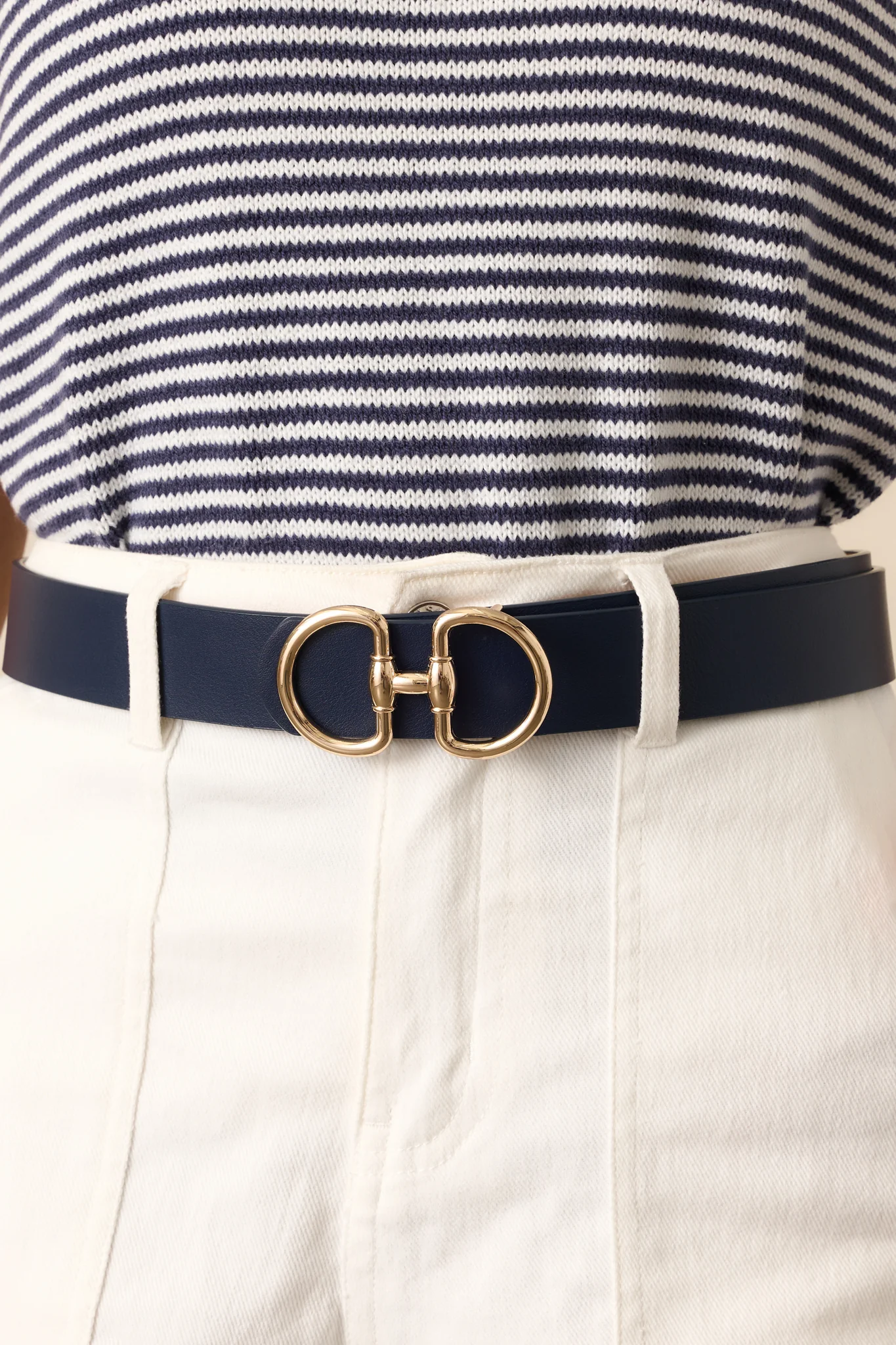 Catch My Drift Navy Belt
