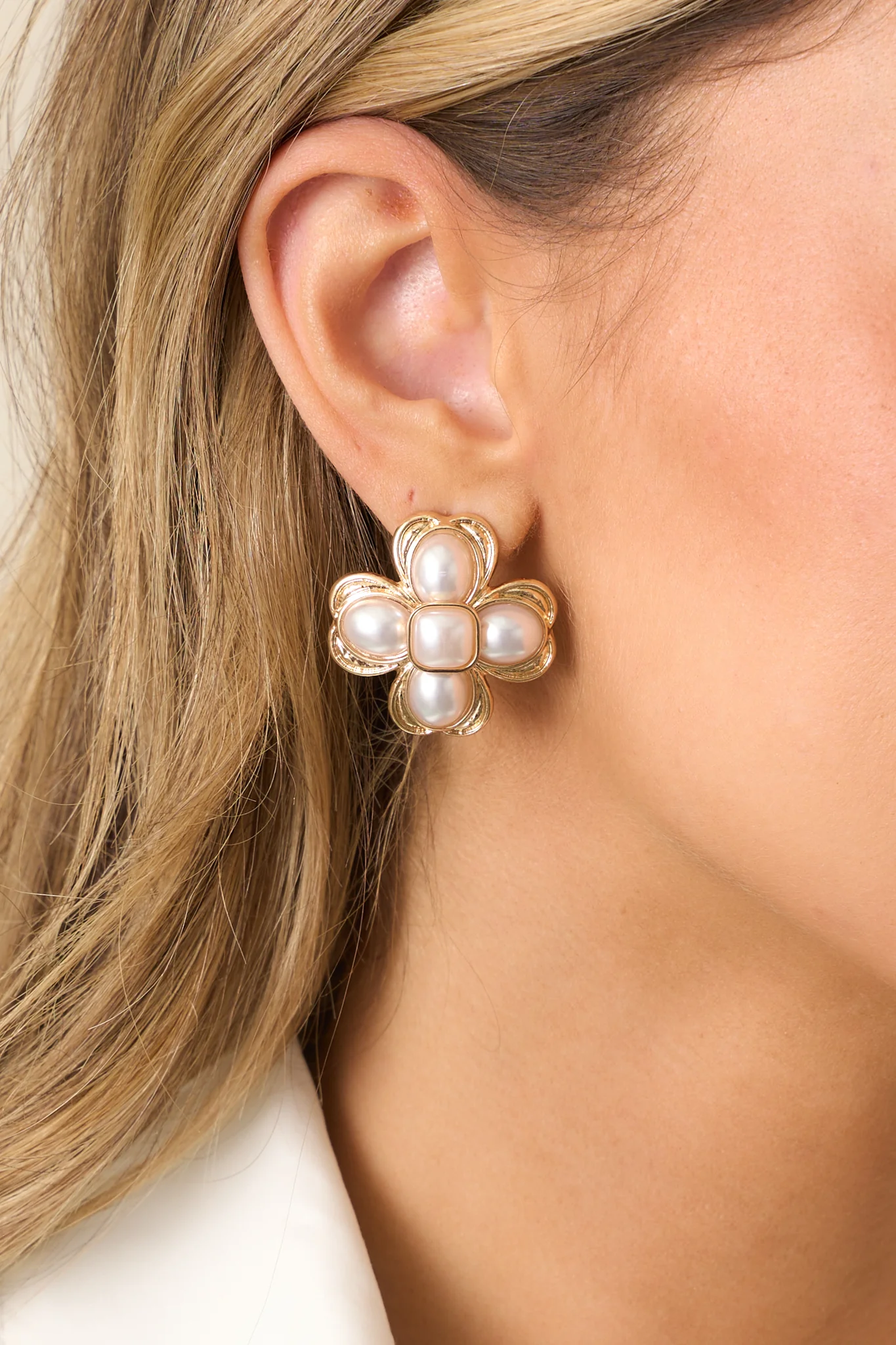 See The Good Gold & Ivory Pearl Earrings