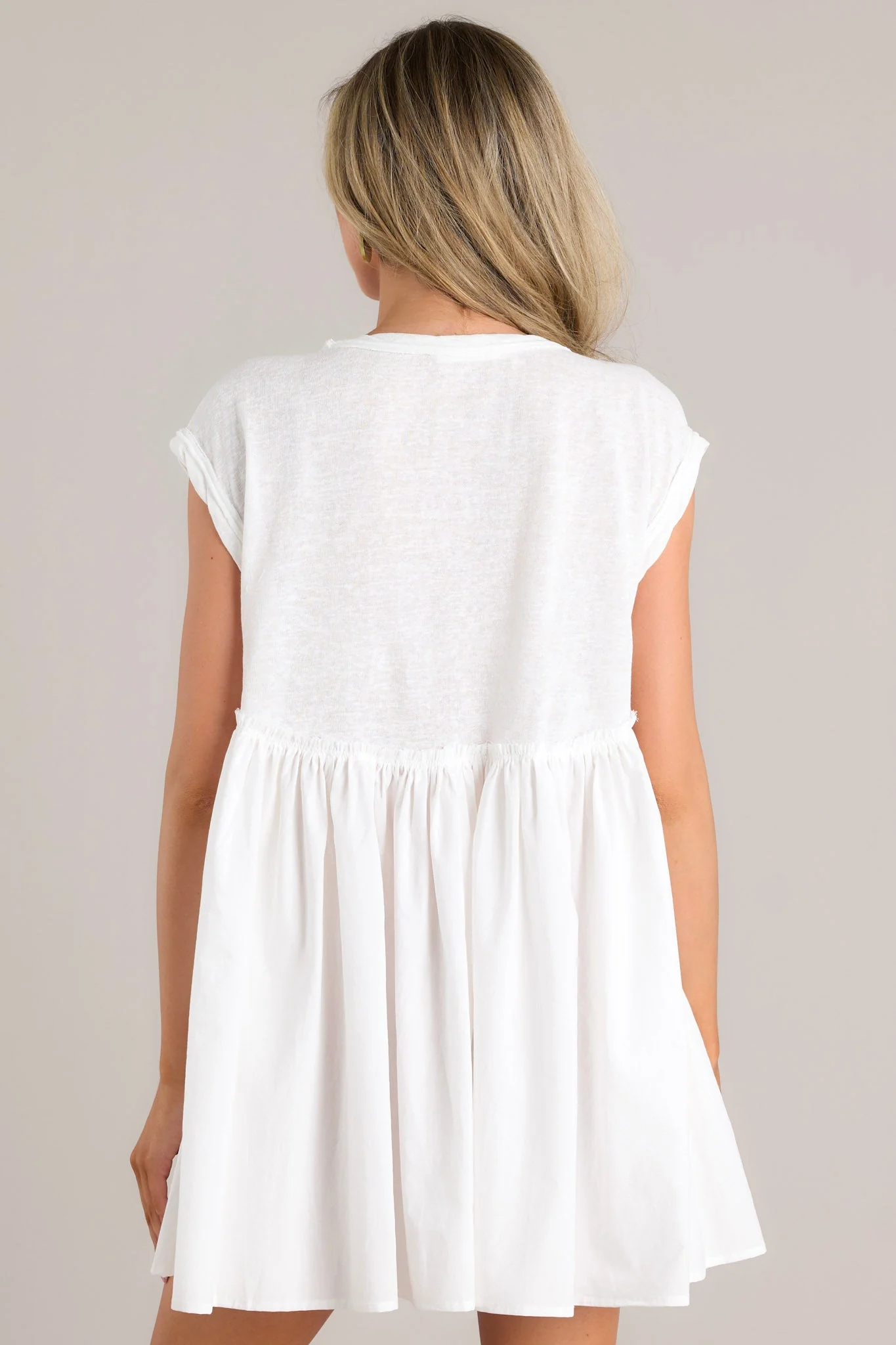 Heartstrings of Happiness White Mini Dress