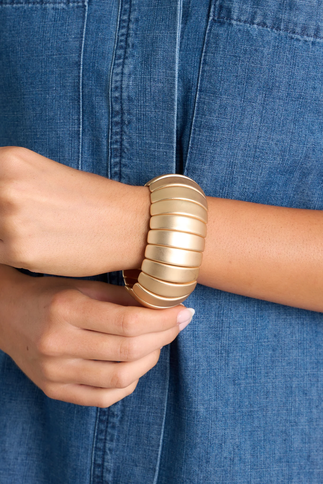 Inner Capsule Matte Gold Bracelet