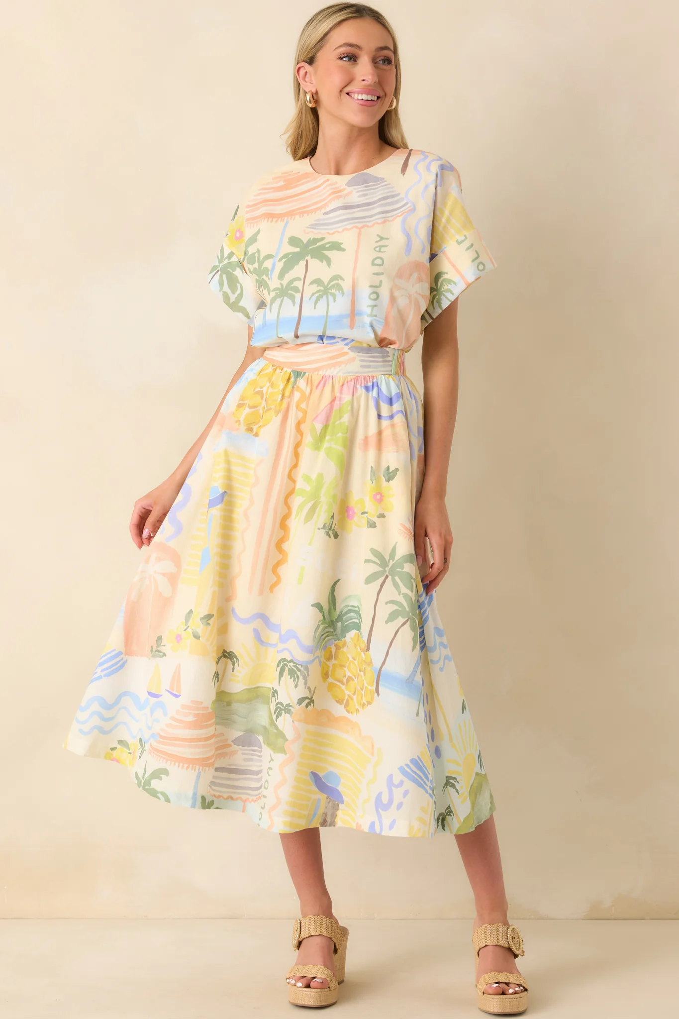 Prosperina Baileigh Multi Print Cotton Top