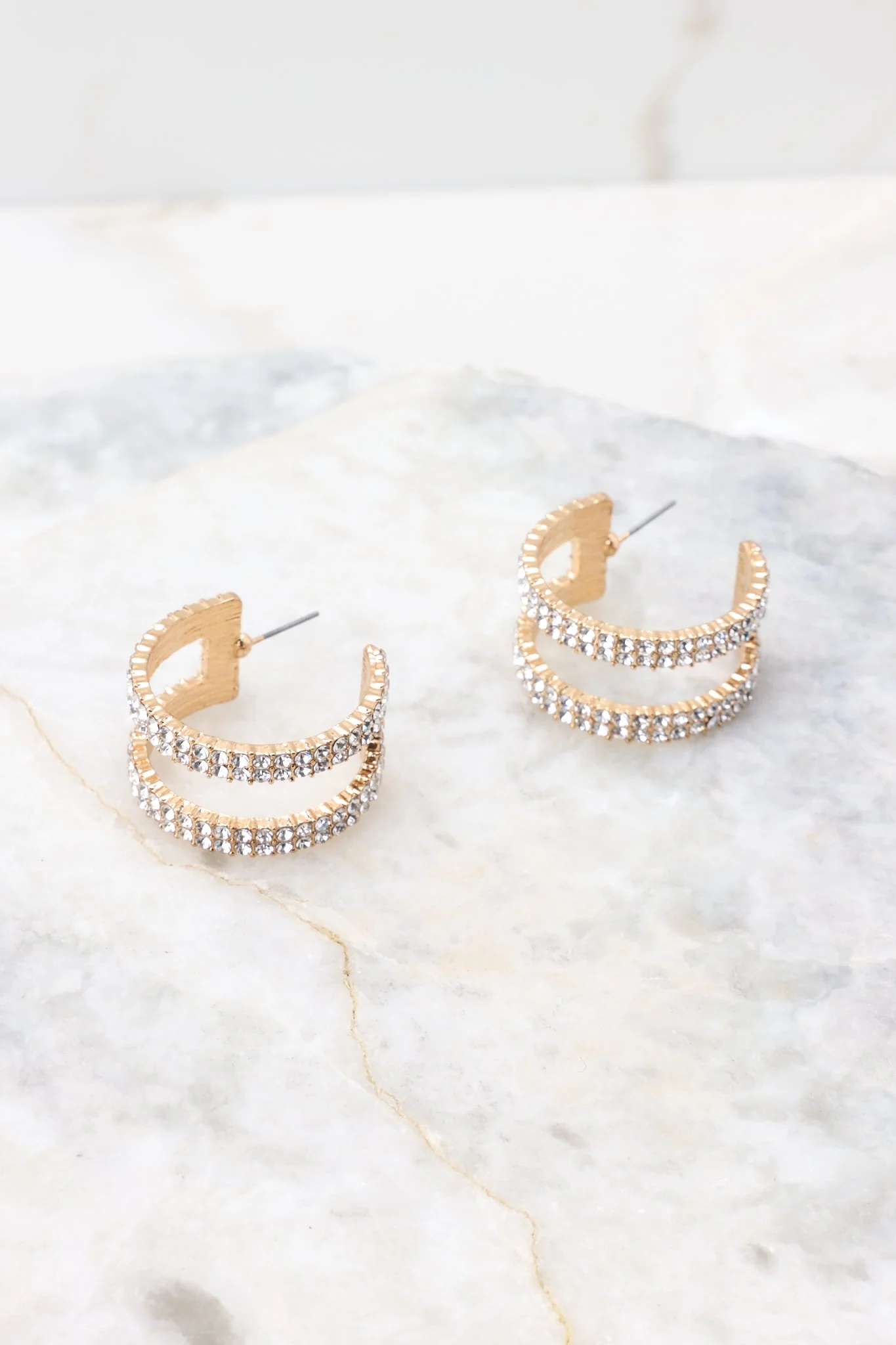 I Meant That Gold Hoop Earrings