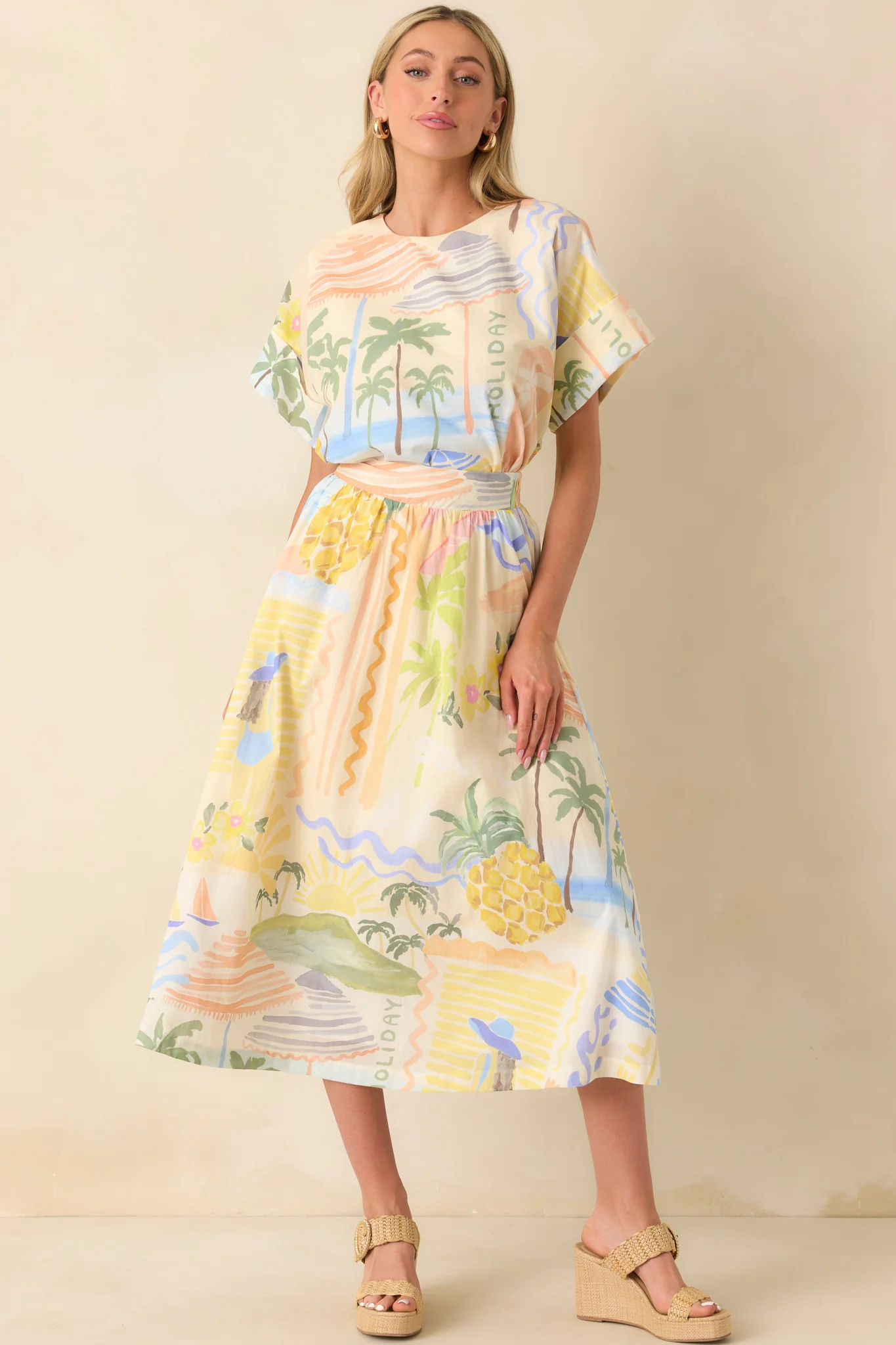 Prosperina Baileigh Multi Print Cotton Top