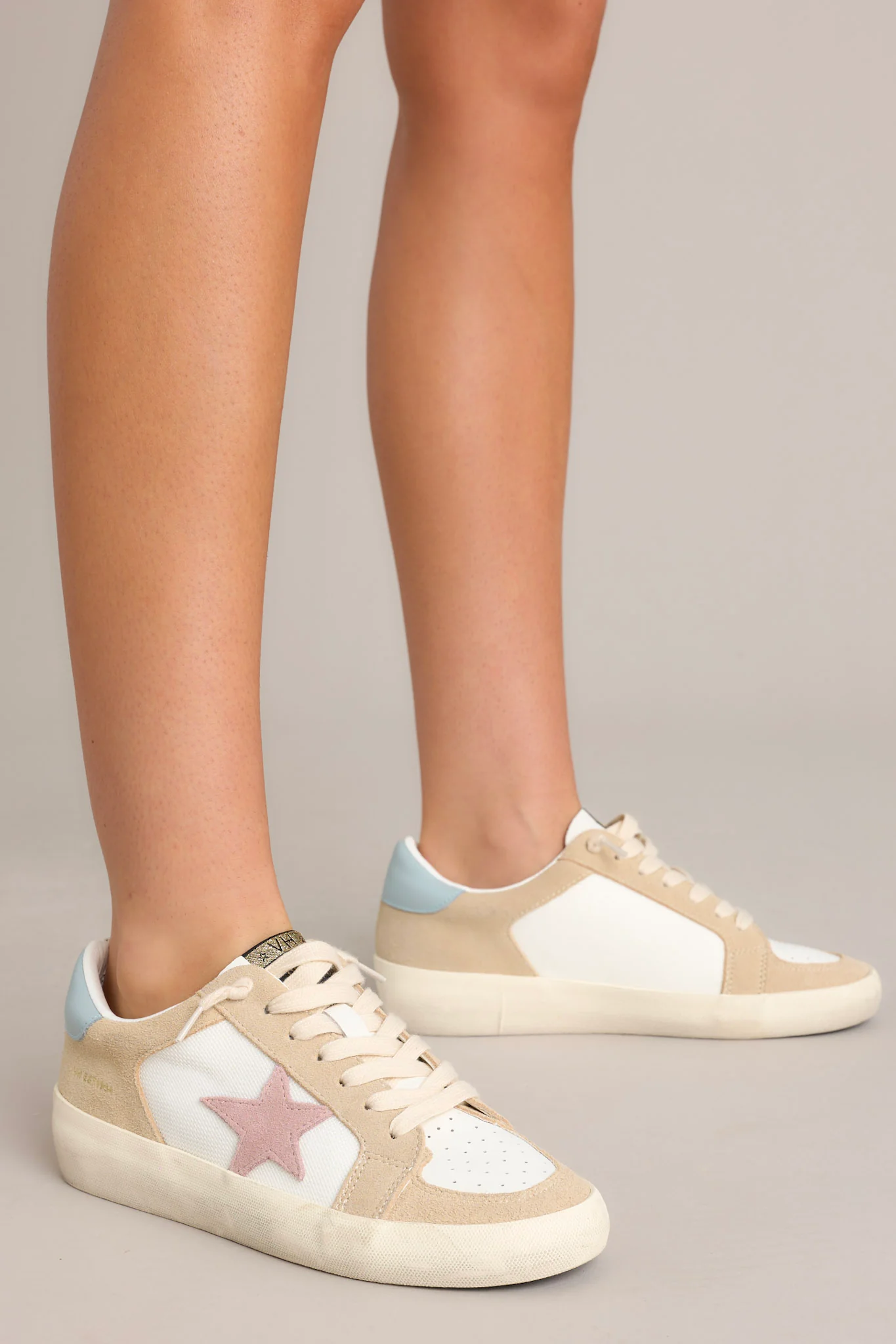 Vintage Havana Reflex 25 Taupe Pink & Blue Pop Sneakers