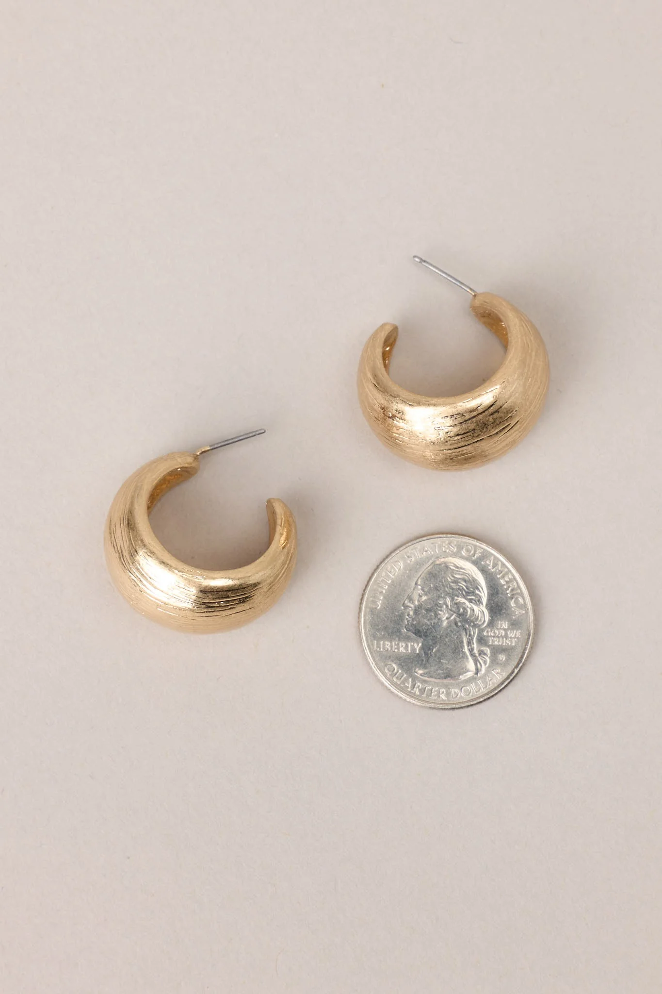 Next Chapter Gold Hoop Earrings