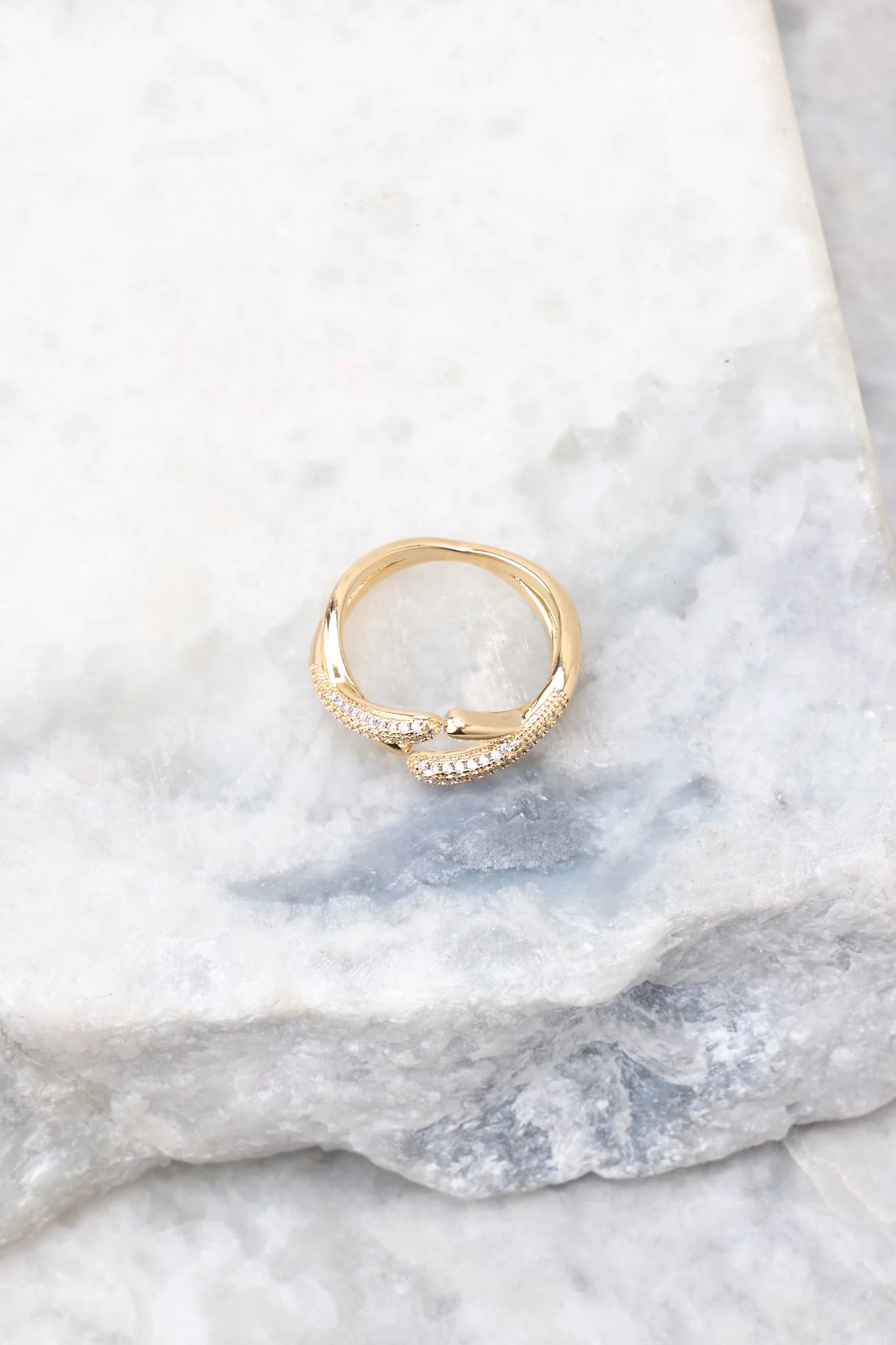 Radiating Romance Gold Ring