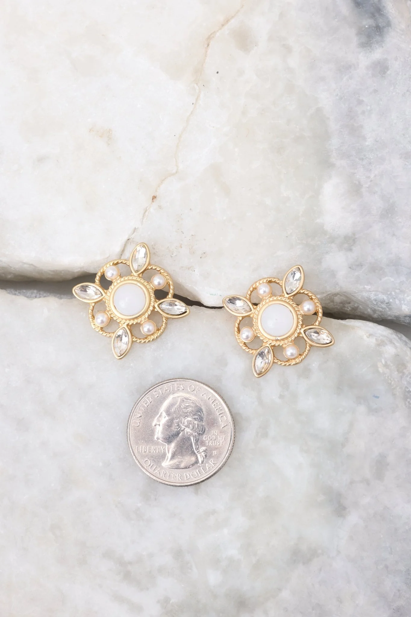 Going Out Tonight Gold Earrings