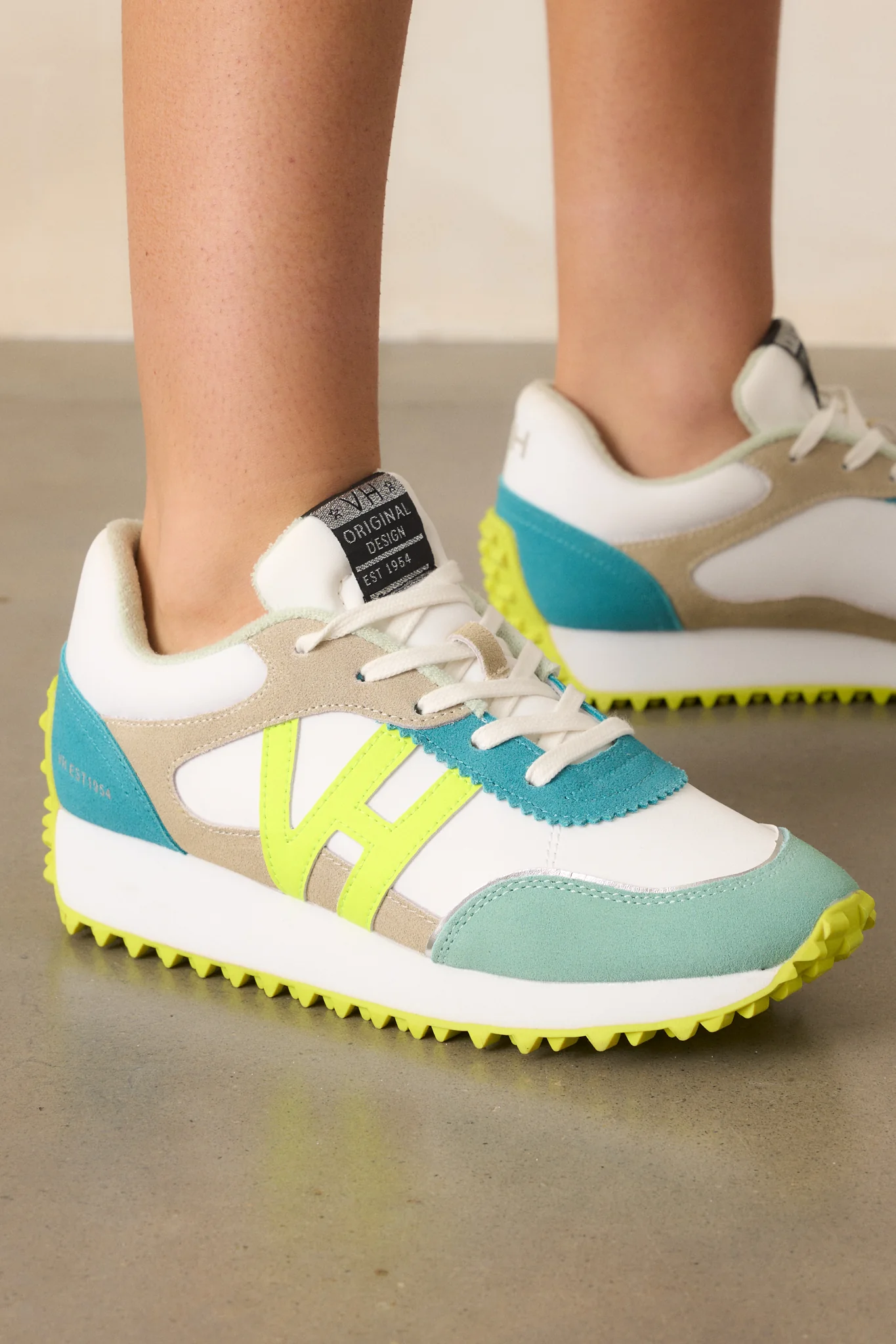 Vintage Havana Cosmic 5 Neon Yellow Multi Sneakers