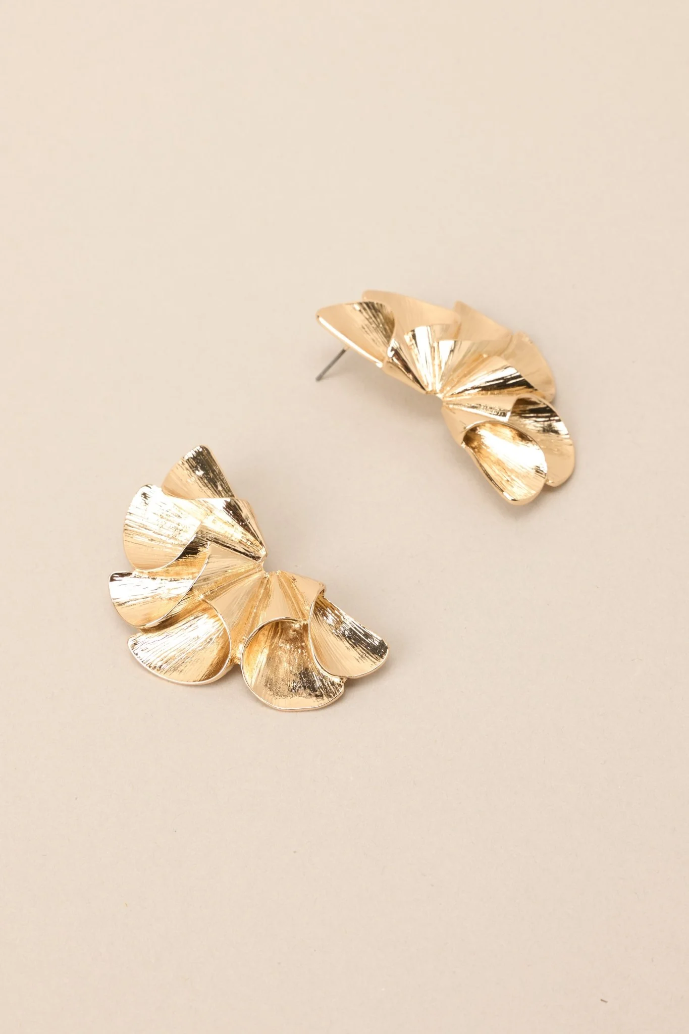 More Than Expected Gold Earrings