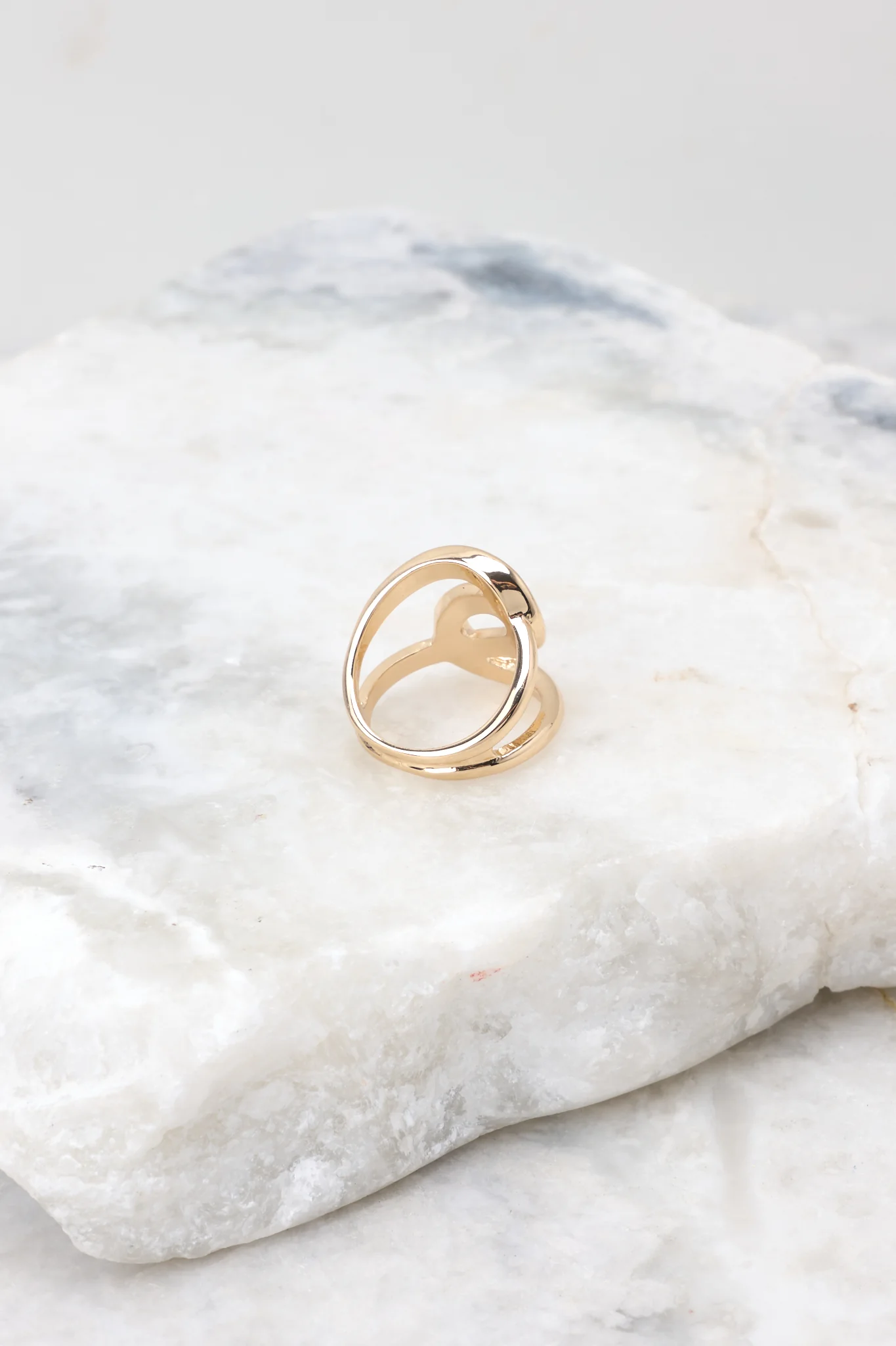 Twisted Romance Gold Ring