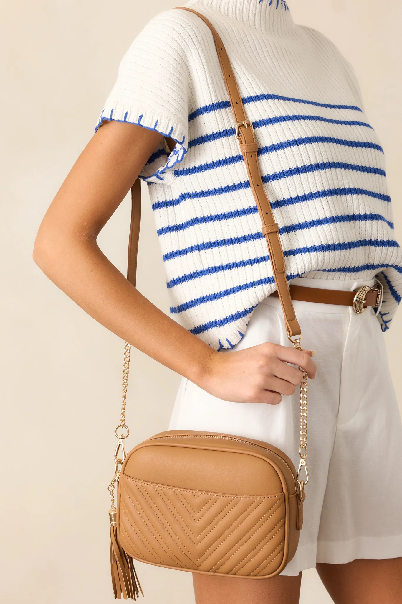 Look What We Started Tan Handbag