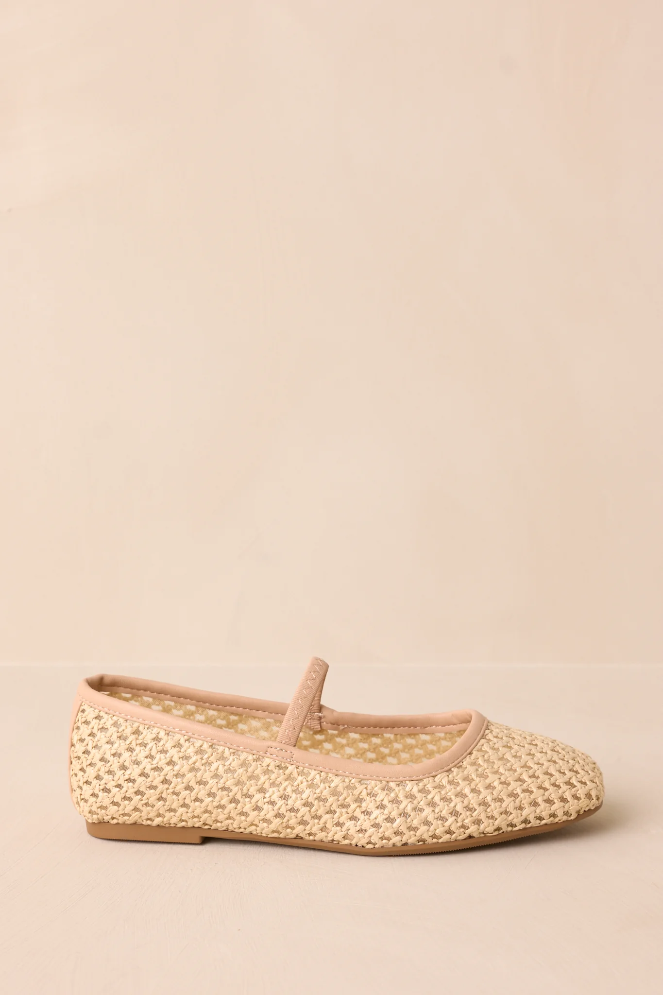 Oblivion’s Embrace Natural Woven Flats