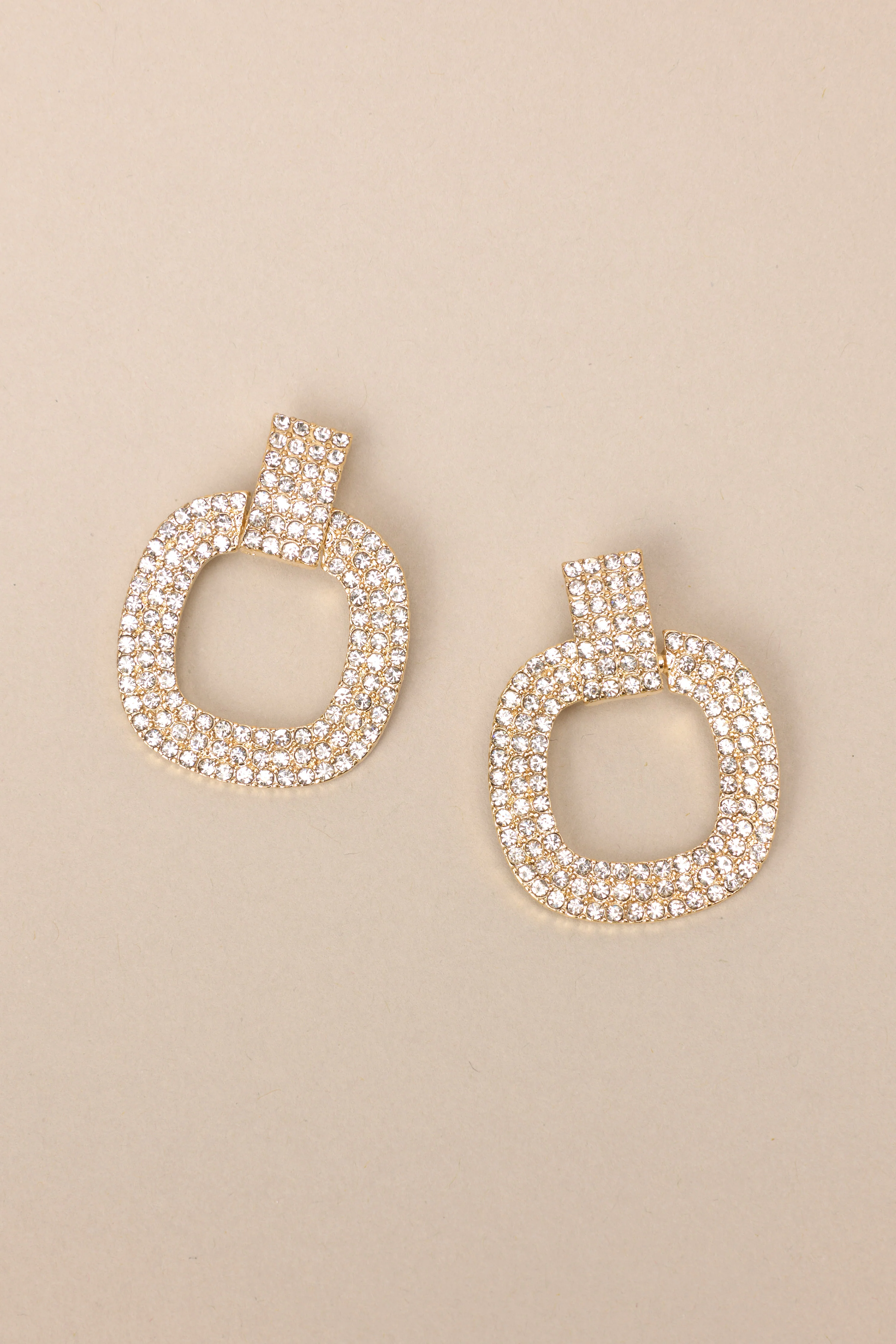 Sparkle Under Lights Gold Earrings