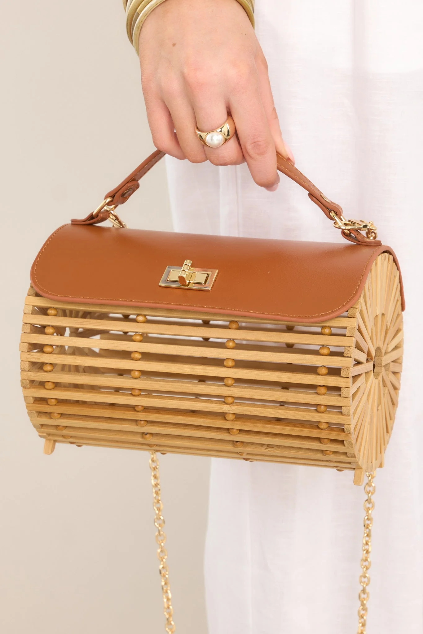 Natural Beauty Bamboo Handbag