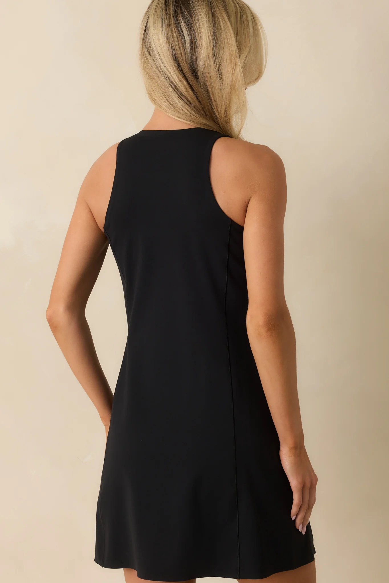 SPANXshape™ Black Get Moving Zip Front Dress