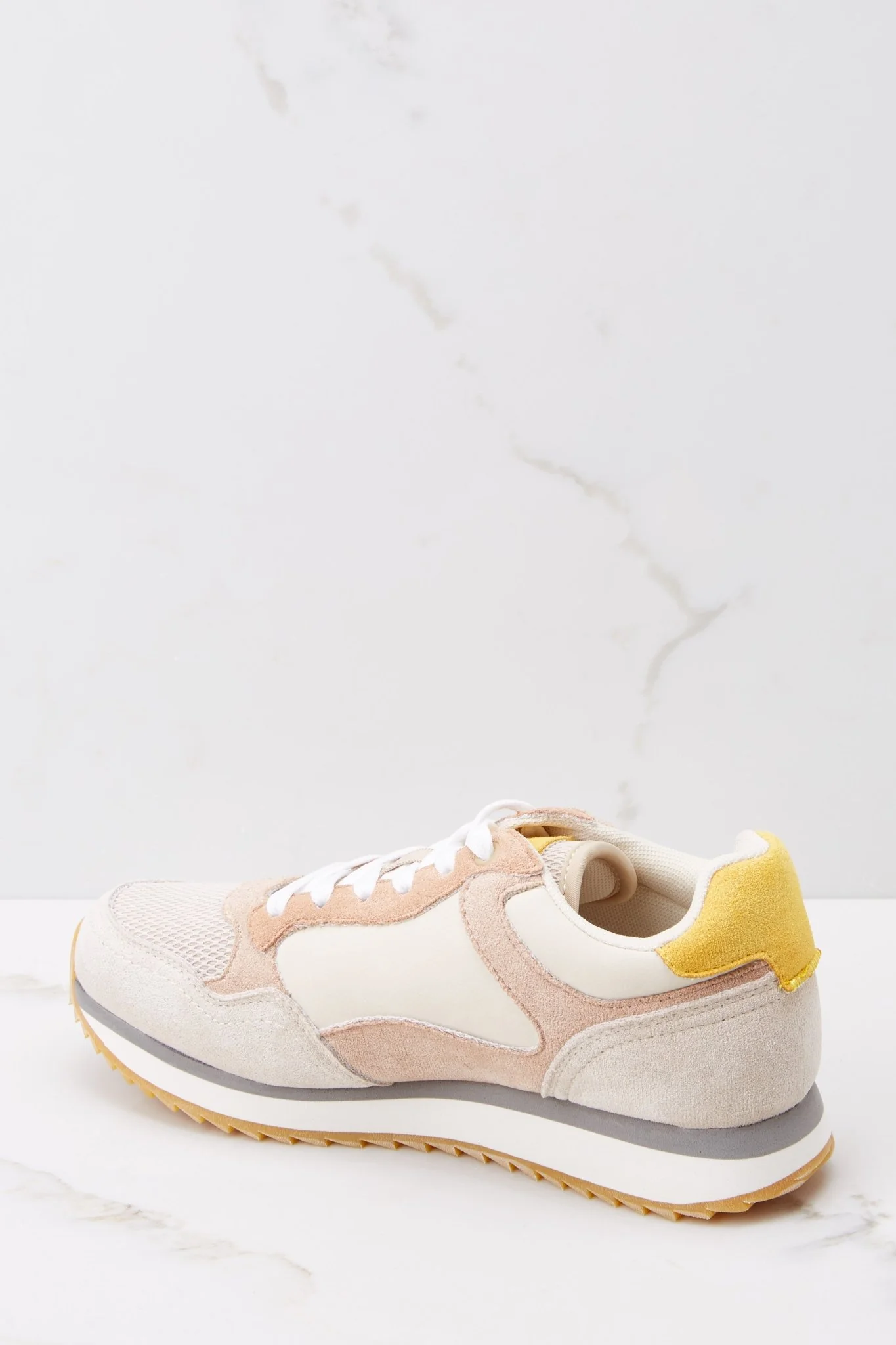It's A Necessity Taupe Sneakers