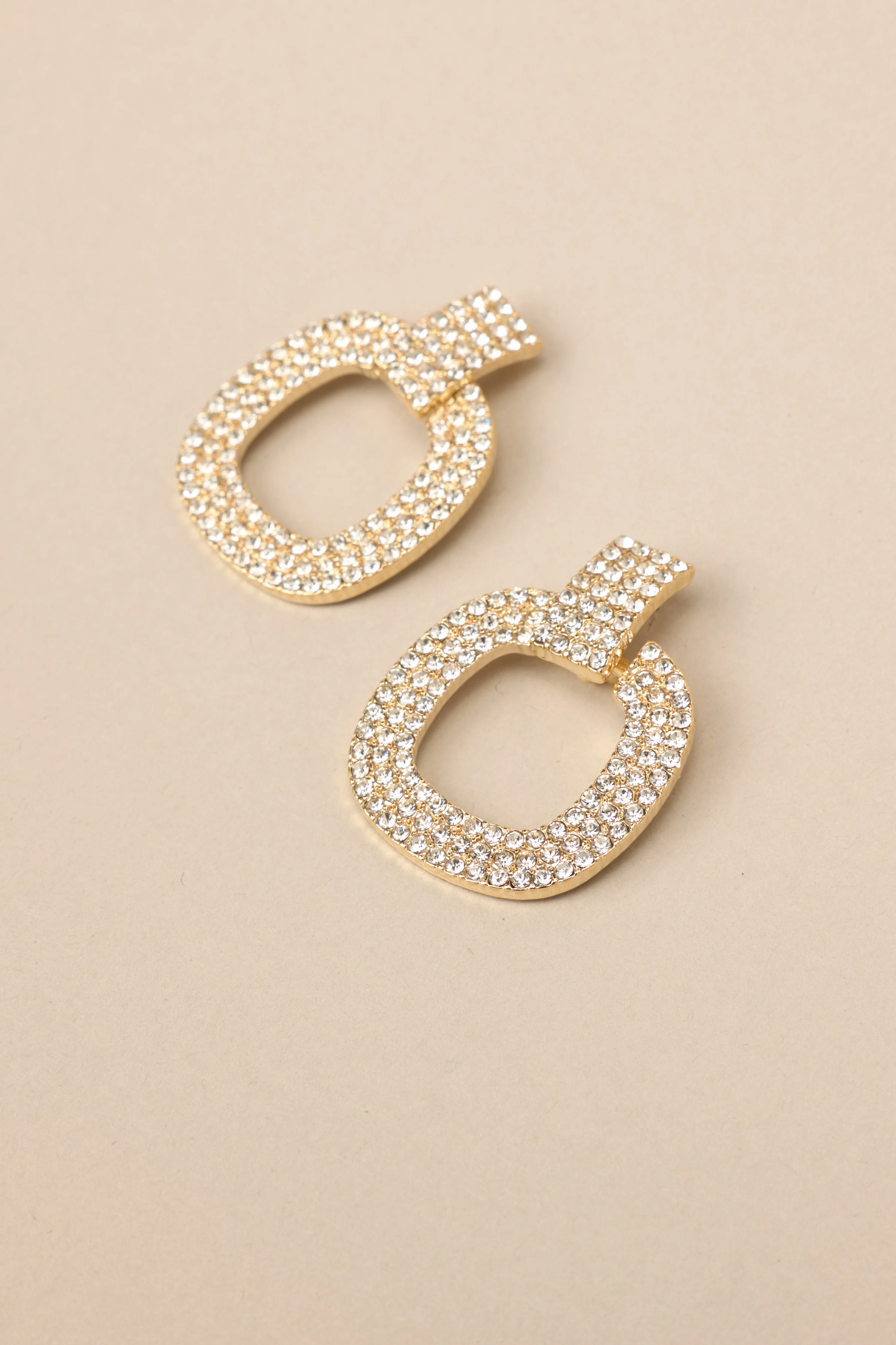 Sparkle Under Lights Gold Earrings
