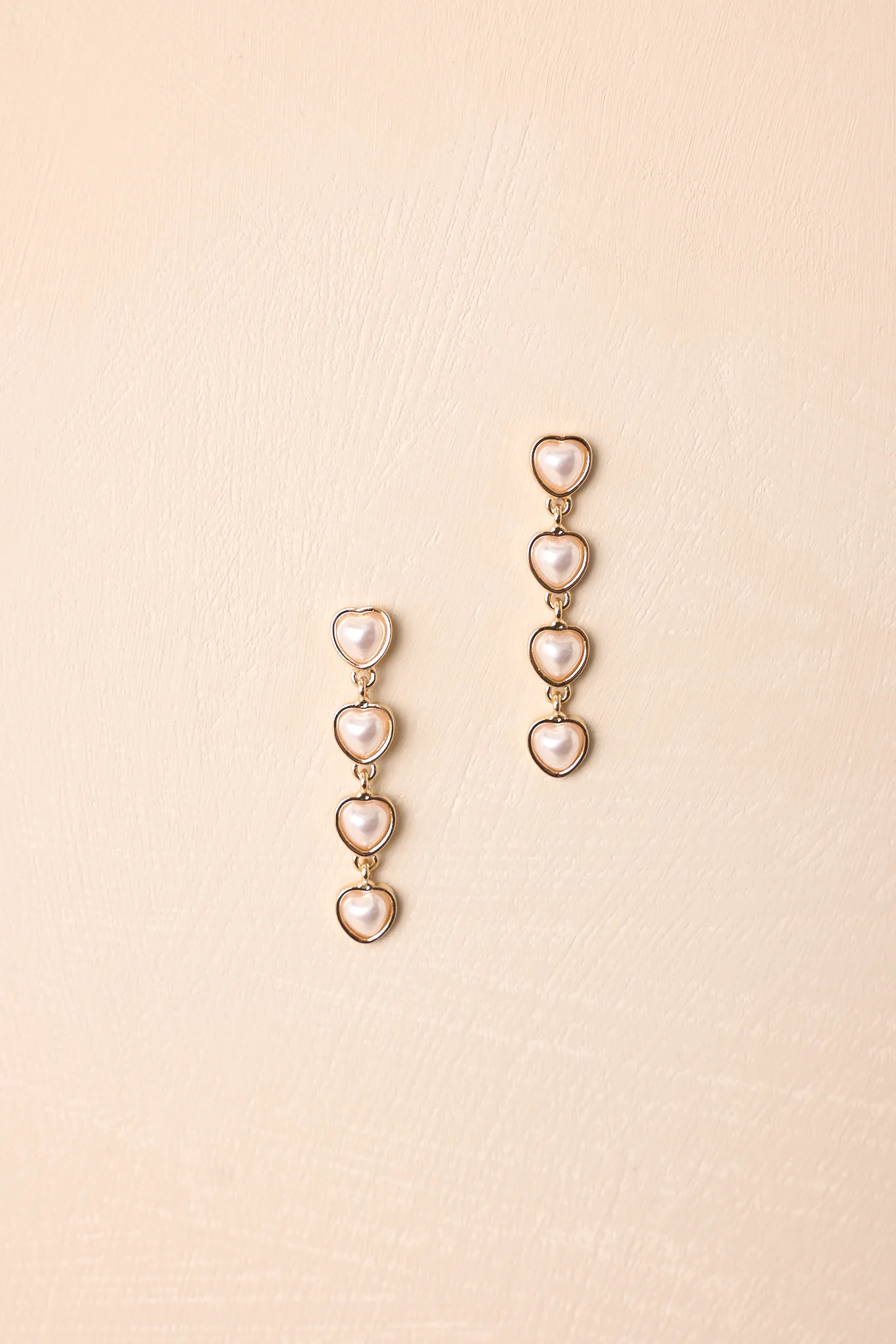 Chalice of the Unseen Gold & Ivory Faux Pearl Drop Earrings