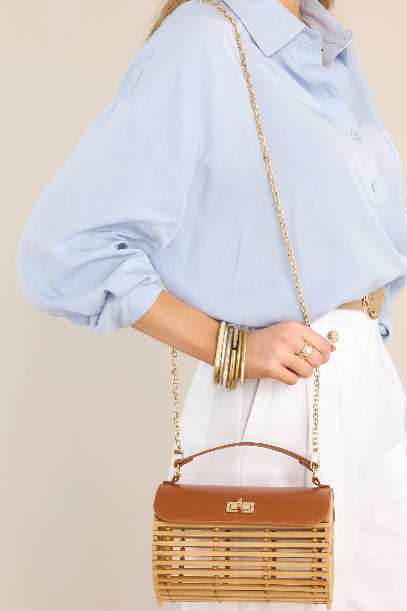 Natural Beauty Bamboo Handbag