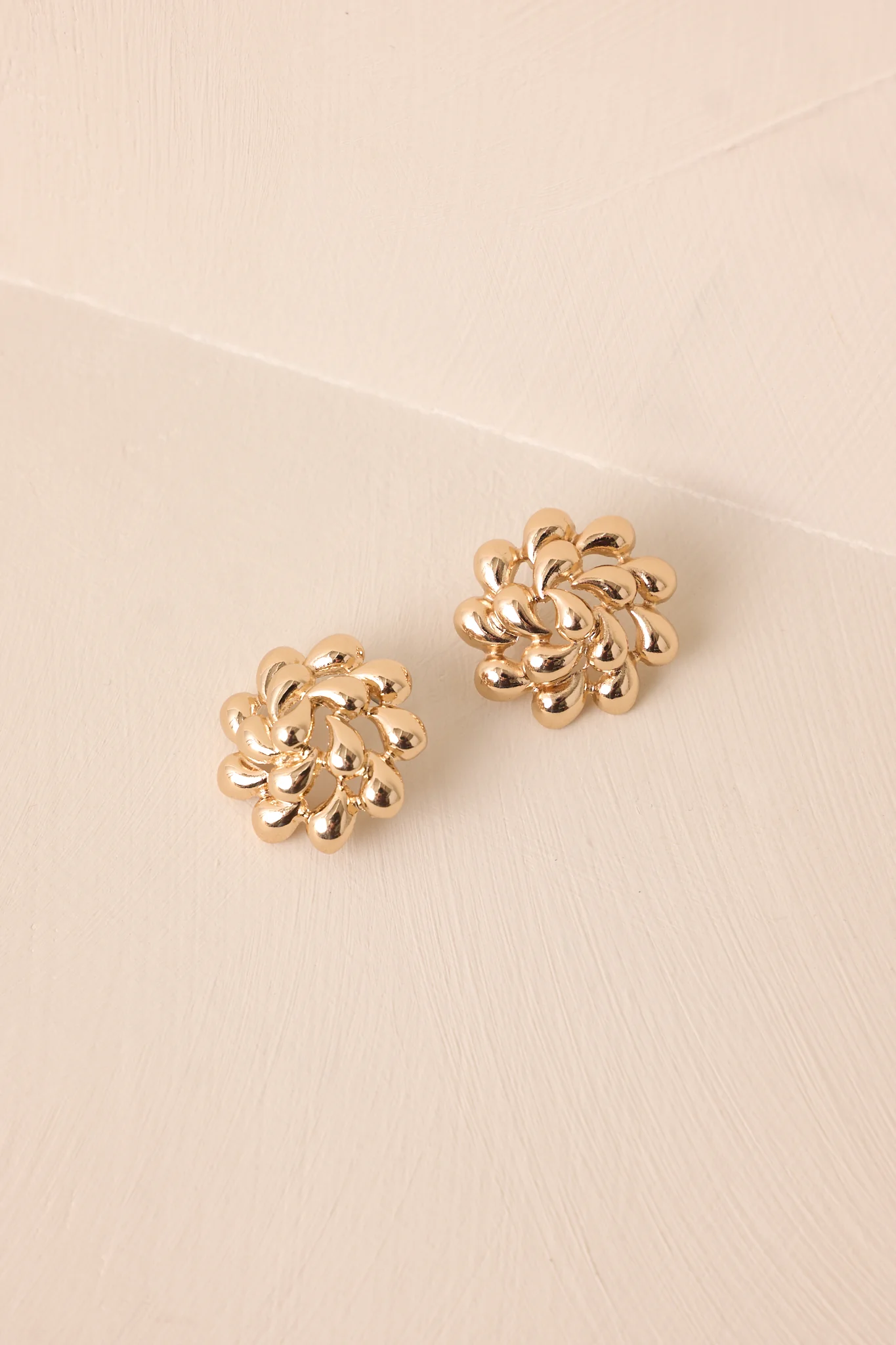 Willowbound Circlet Gold Spiral Earrings