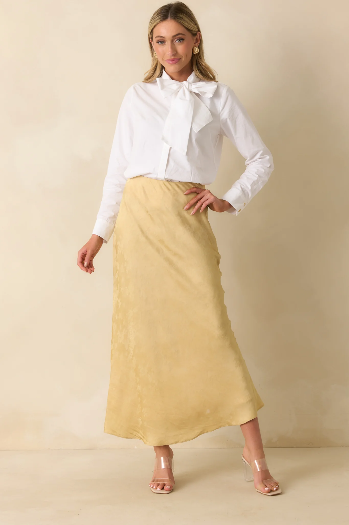 Prosperina Wilshire White Cotton Bow Top