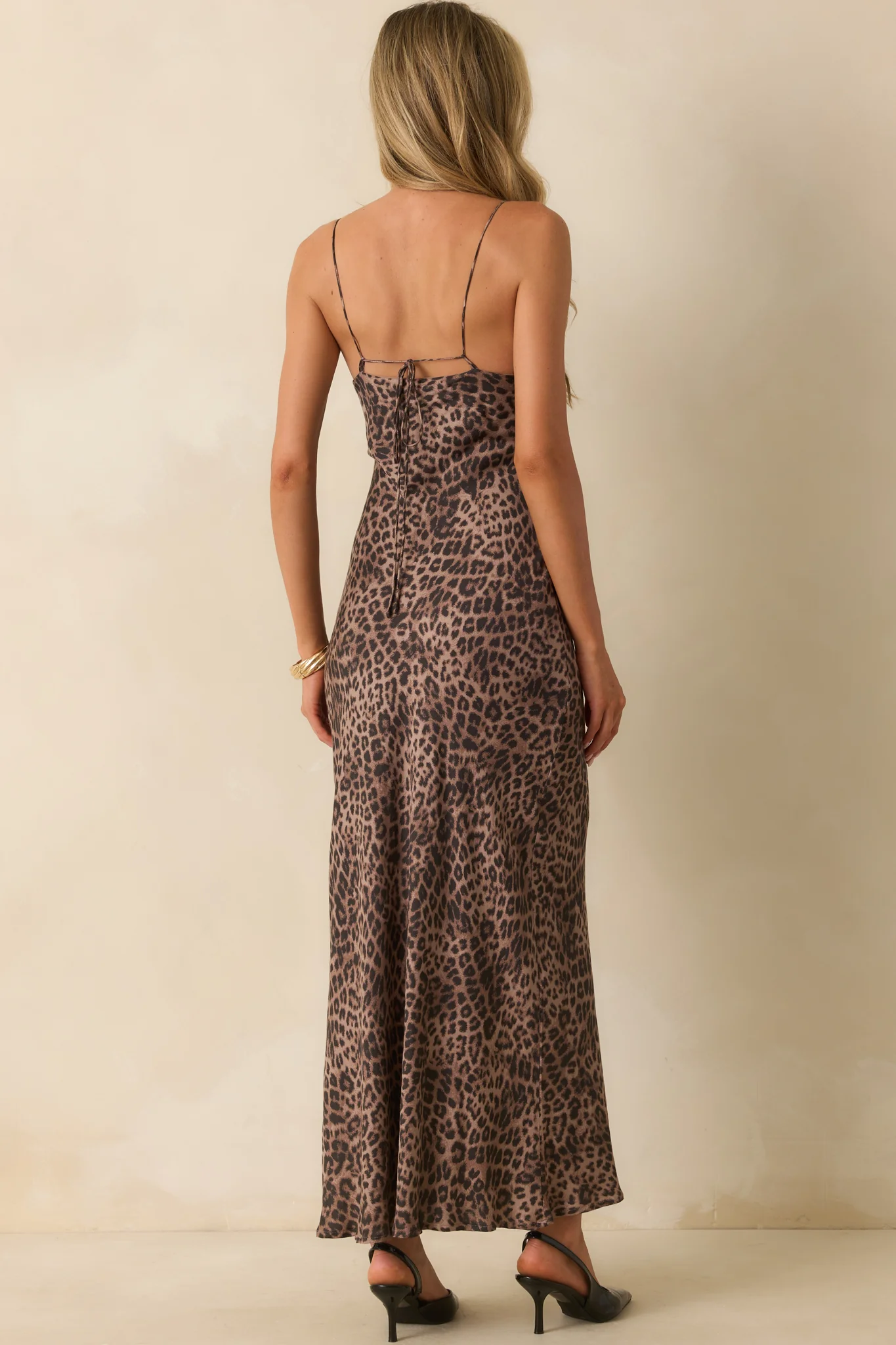 Z Supply Brown Rayon Cielo Leopard Midi Dress