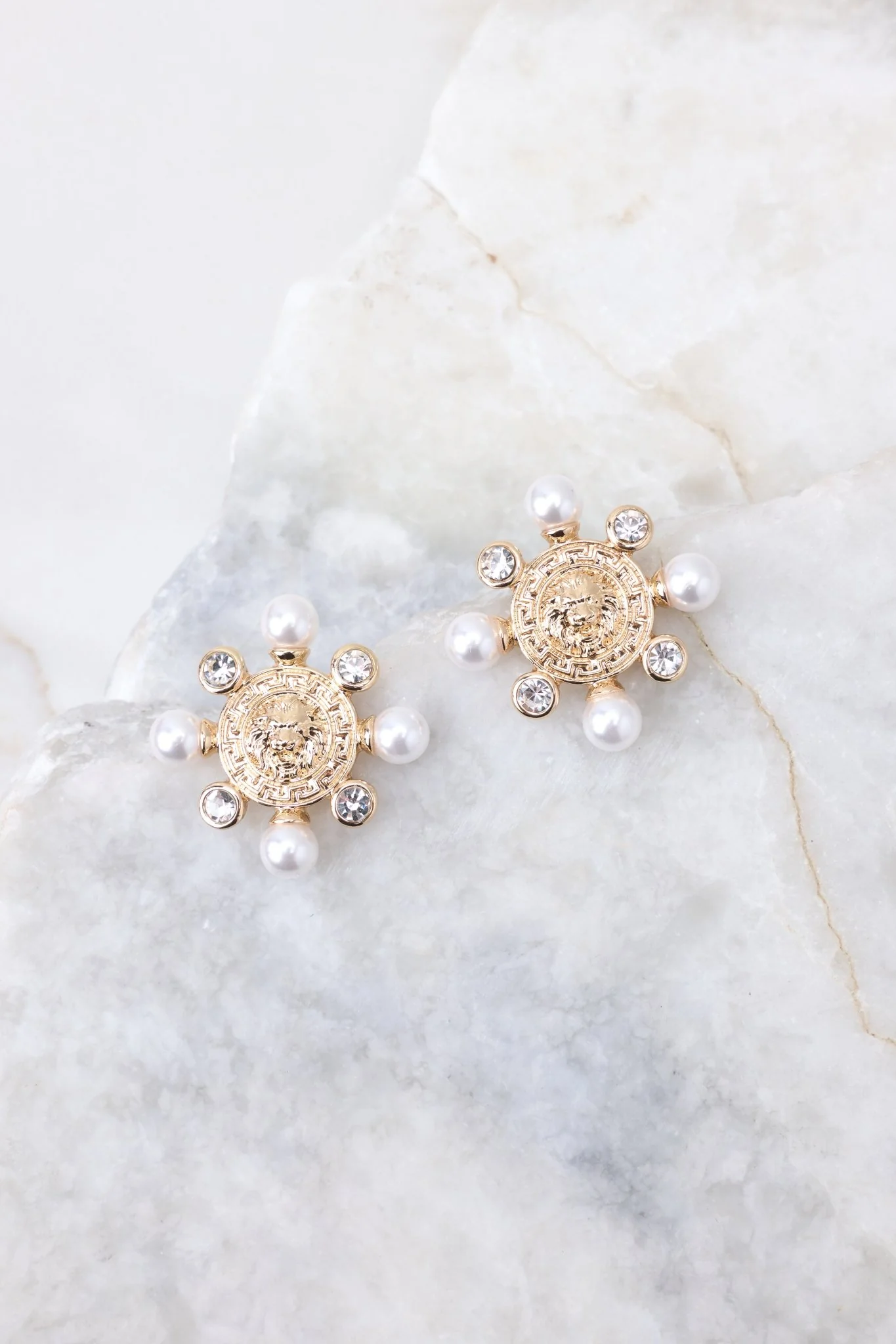 In A Bad Romance Gold Earrings