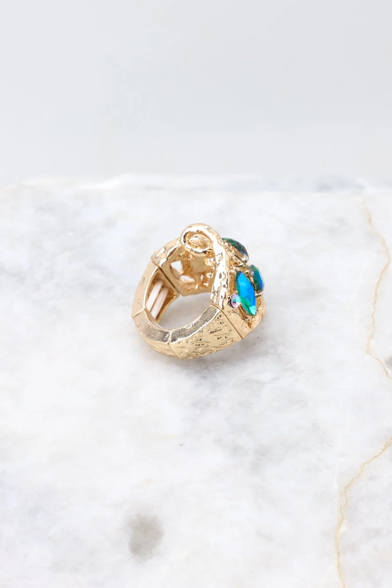 Love Me Forever Blue Ring