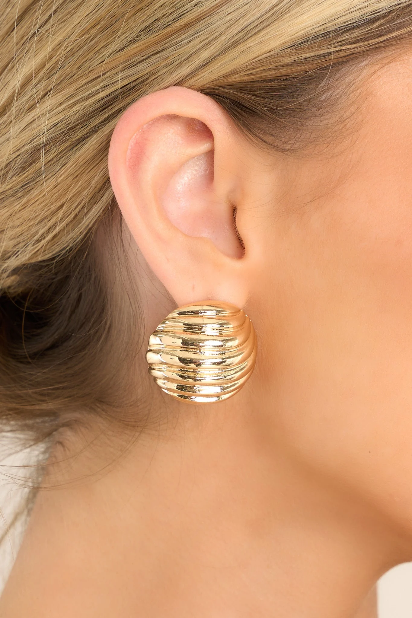Get the Ball Rolling Gold Earrings