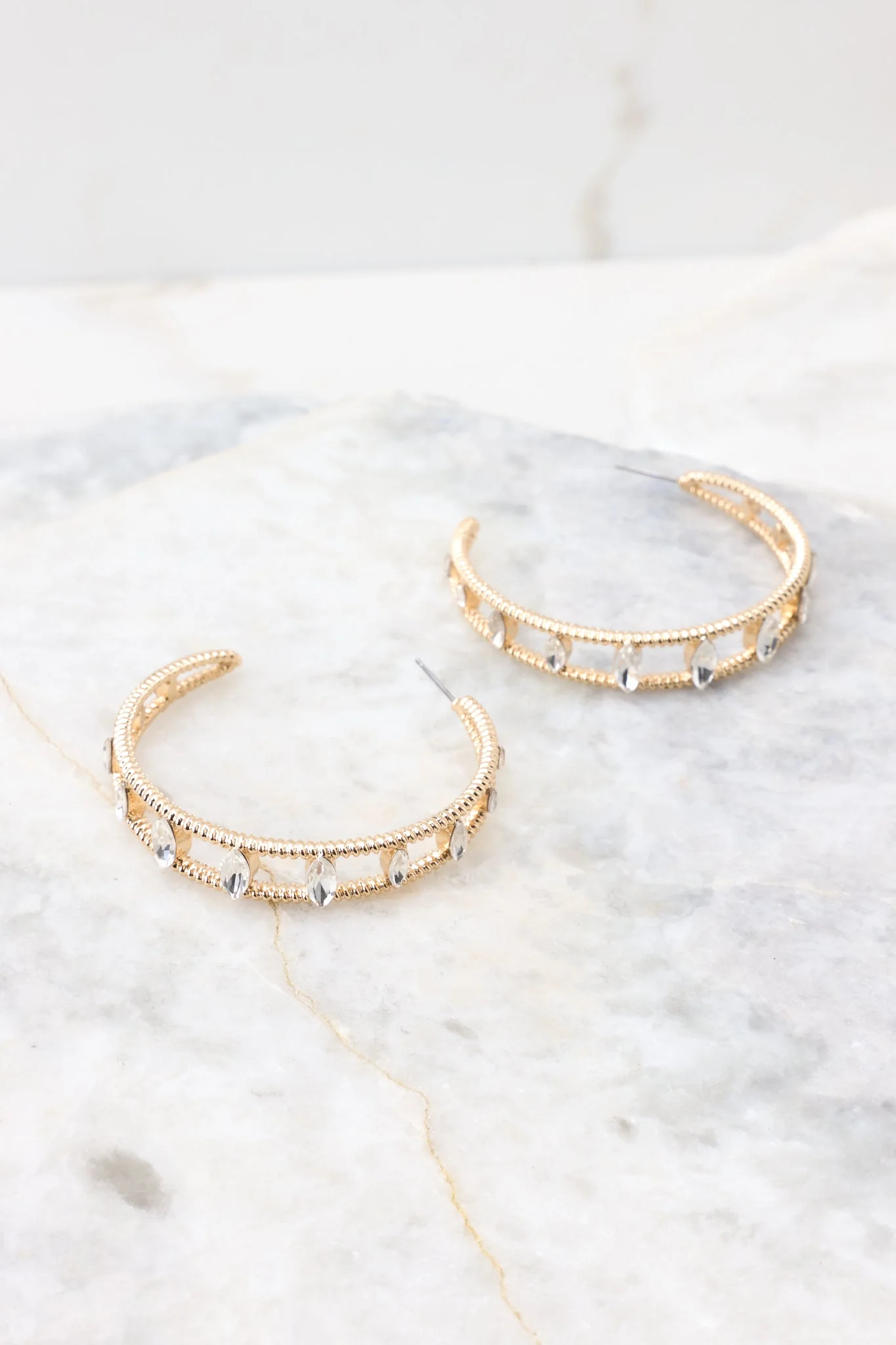 Immediate Yes Gold Hoop Earrings