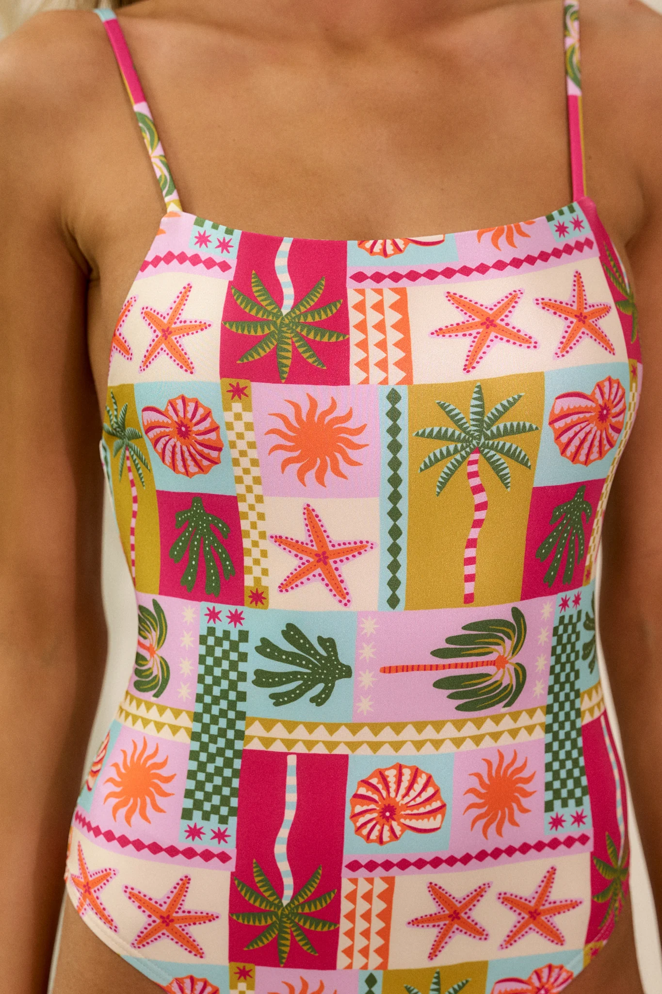 MINKPINK Under The Sea Pink One Piece Swimsuit