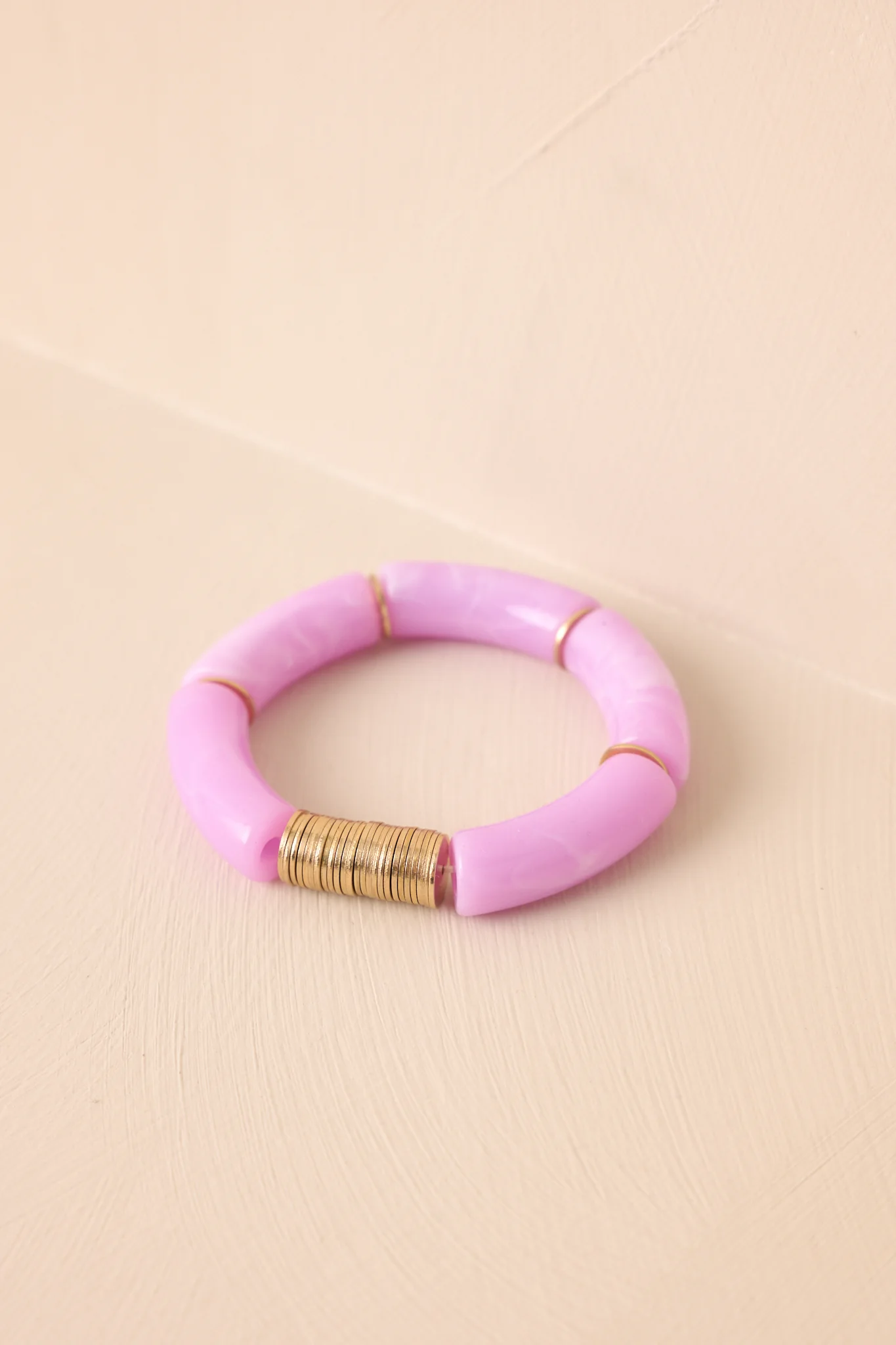 Find Your Joy Lavender Beaded Bracelet