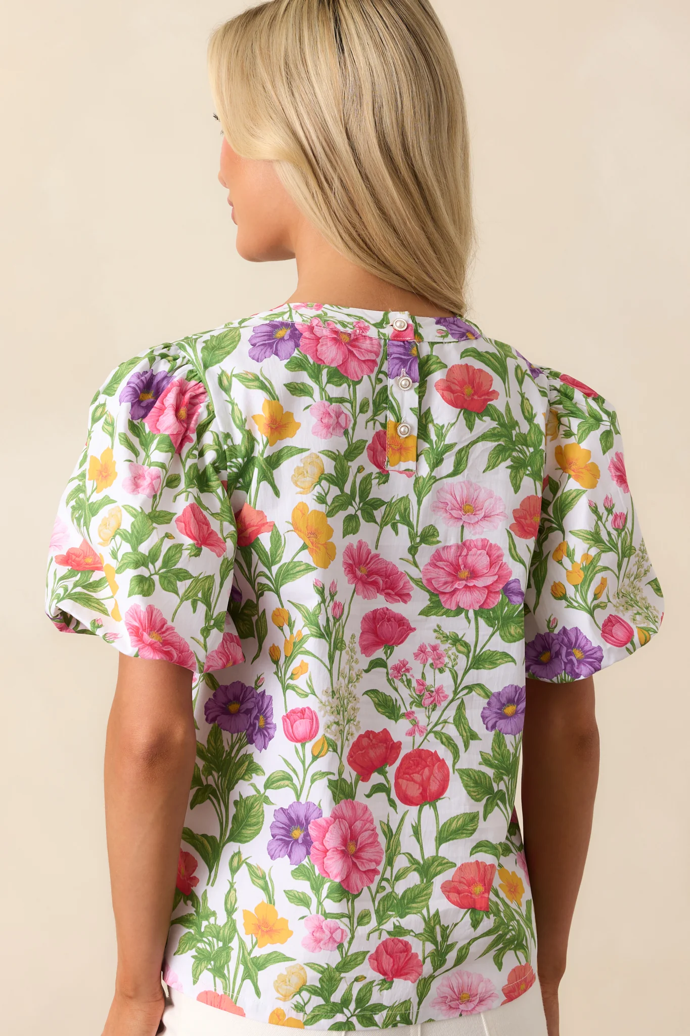 Lane Secret Garden Floral Cotton Top
