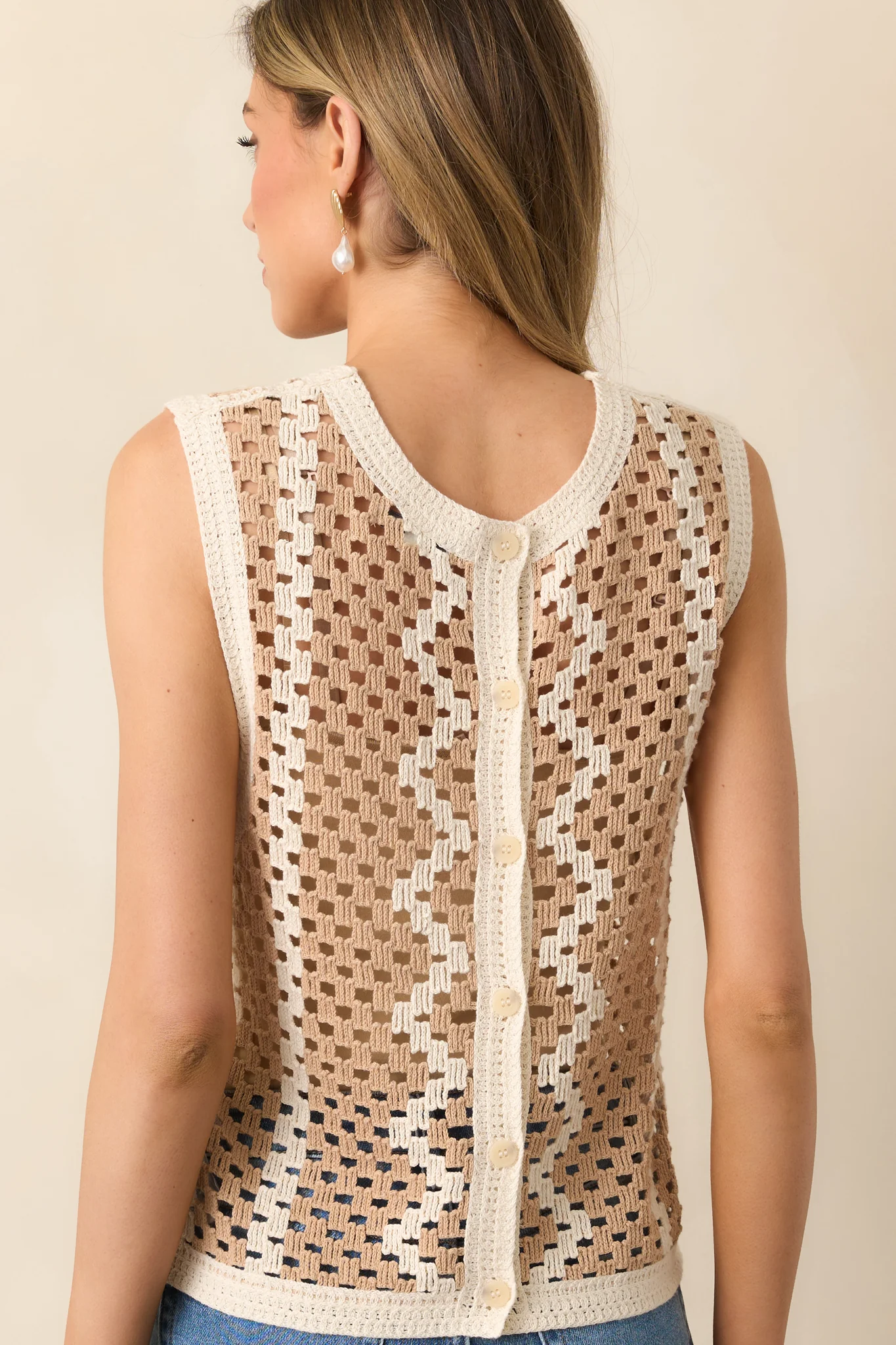 Z Supply Natural Oasis Crochet Top