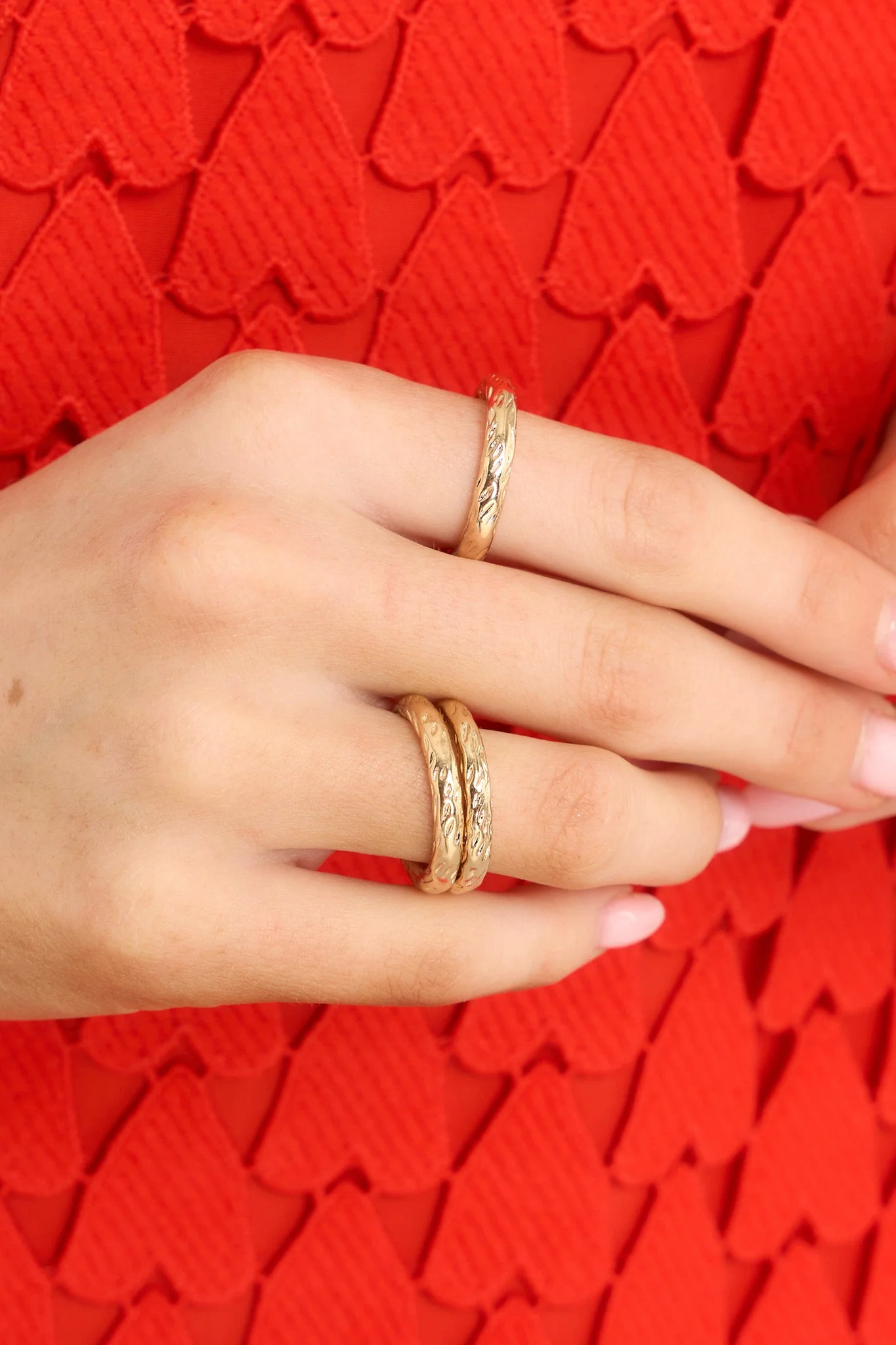 End Game Gold Ring Set