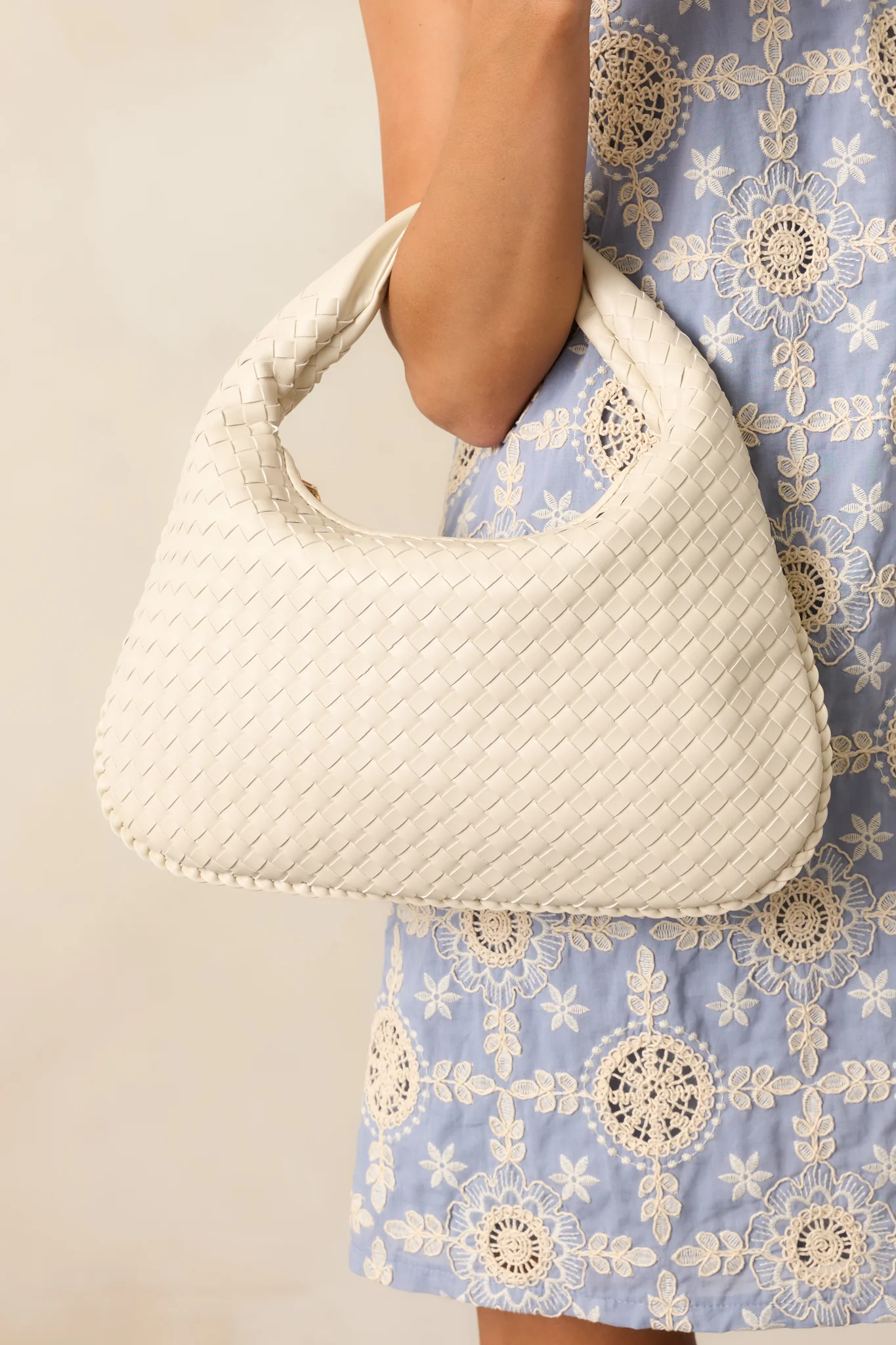 Dream Of The Fleet Oatmilk Woven Handbag