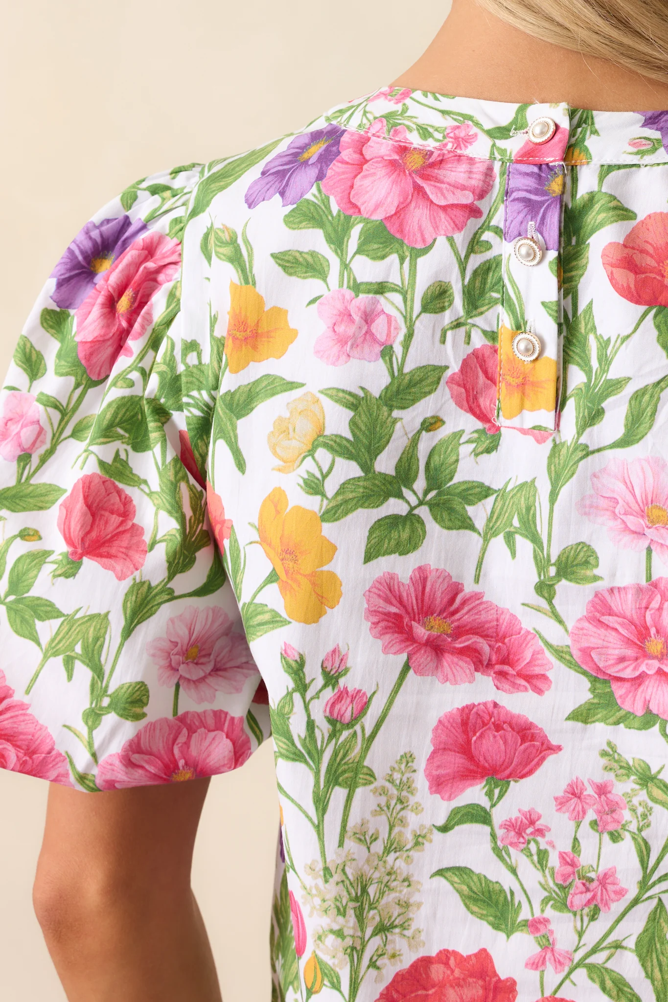 Lane Secret Garden Floral Cotton Top