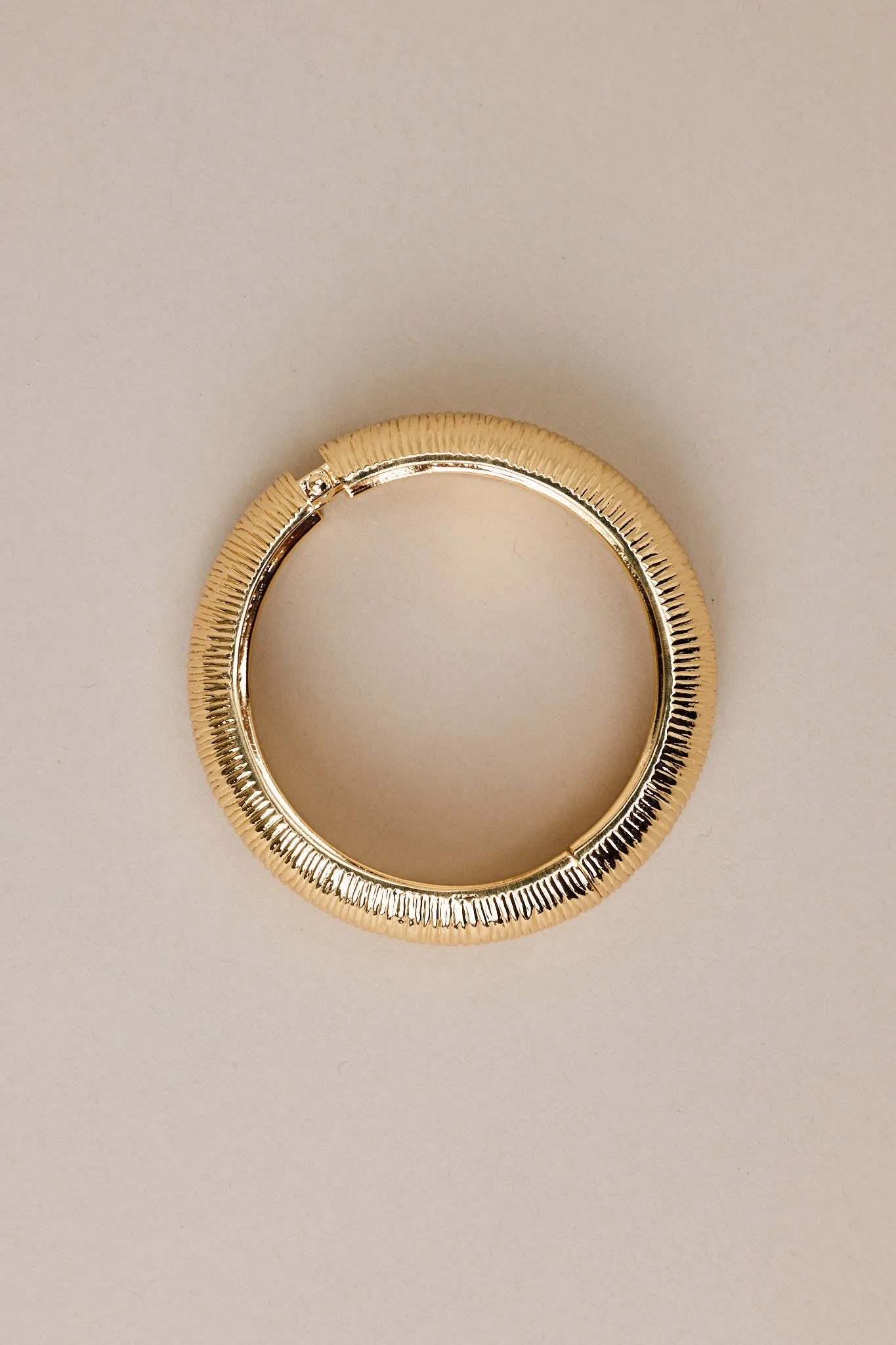 My Best Chapter Gold Hinged Cuff Bracelet