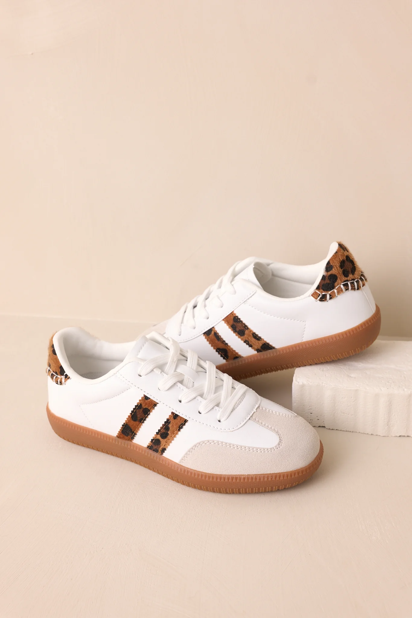 Midtown Market Leopard Print Retro Sneakers