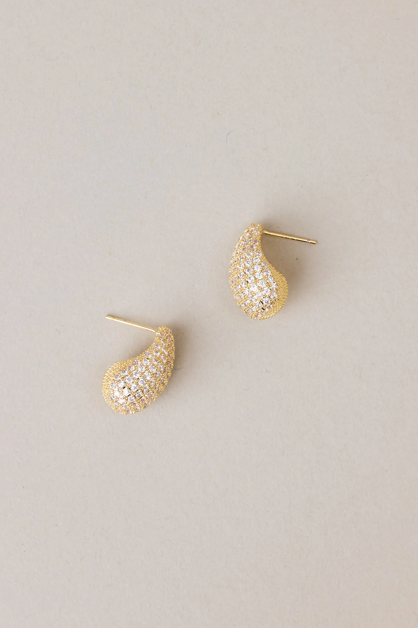 Sunset Stroll Gold Earrings