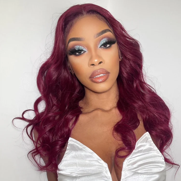 Classic Sugar Plum Body Wave Glueless 13x4 Lace Front Wig  - US Only
