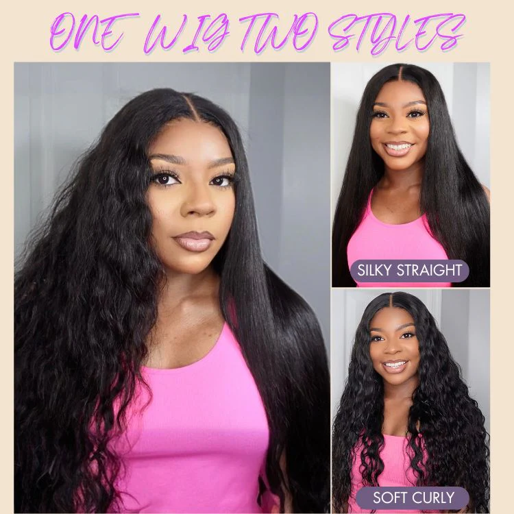 Luvme Hair 180% Density | Magical Wet And Wavy Glueless 5x5 Closure HD Lace Wig Breathable Cap - US Only