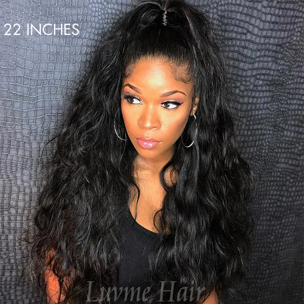 Body Wave Half Wig High Density Affordable 100% Human Hair Wig -US ONLY