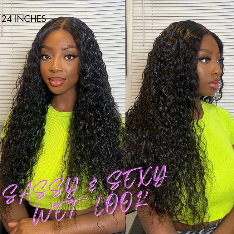 Luvme Hair 180% Density | Magical Wet And Wavy Glueless 5x5 Closure HD Lace Wig Breathable Cap - US Only