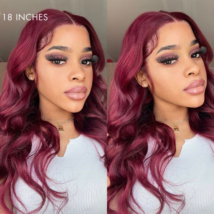 Classic Sugar Plum Body Wave Glueless 13x4 Lace Front Wig  - US Only