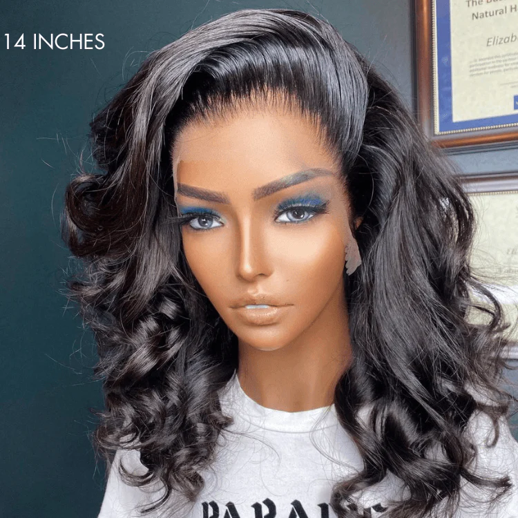 Weekly Special | Pre-plucked 180% Density Glueless 13x4 Frontal Lace Long Wig 100% Human Hair - US Only