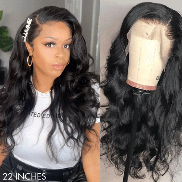 Weekly Special | Pre-plucked 180% Density Glueless 13x4 Frontal Lace Long Wig 100% Human Hair - US Only